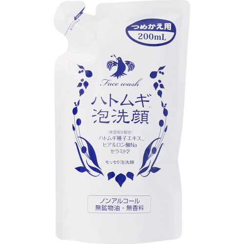 matsukiyo 薏仁潔臉泡沫 補充裝示意圖