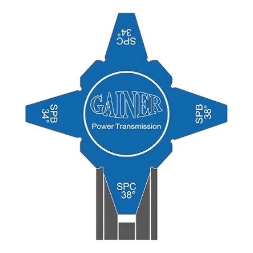 GAINER皮帶輪量規示意圖