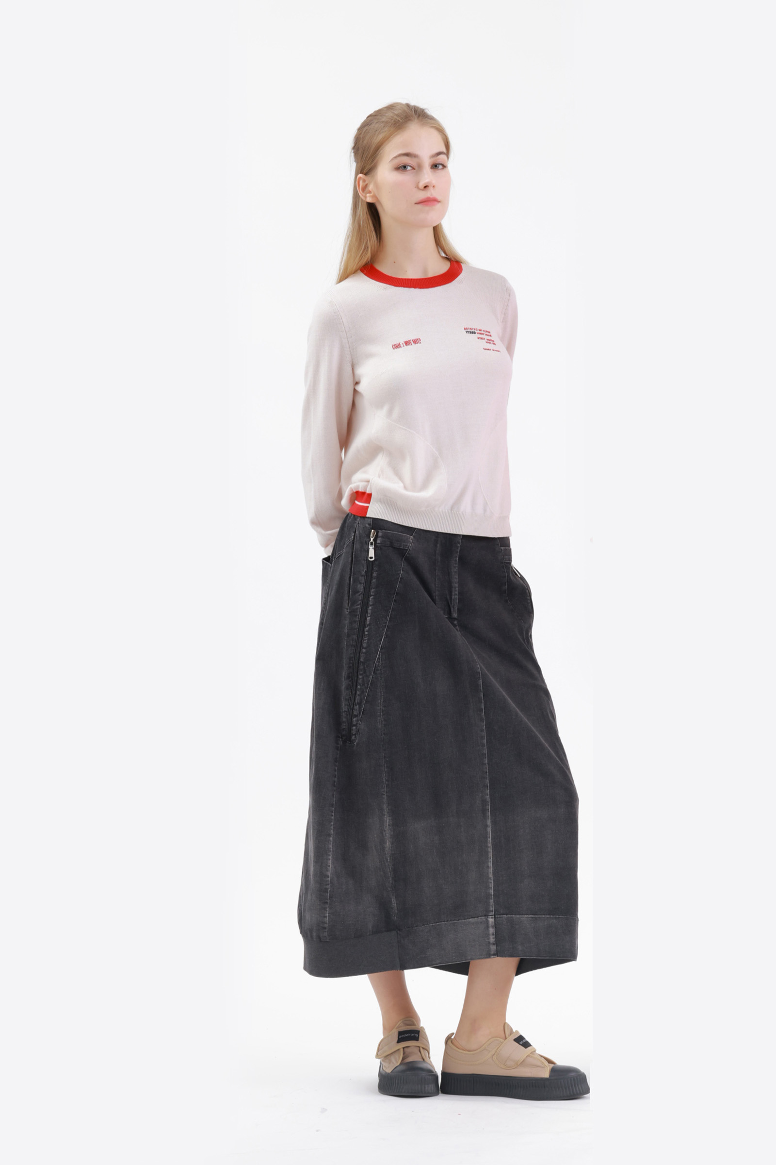 柔暖美麗諾純羊毛上衣示意圖