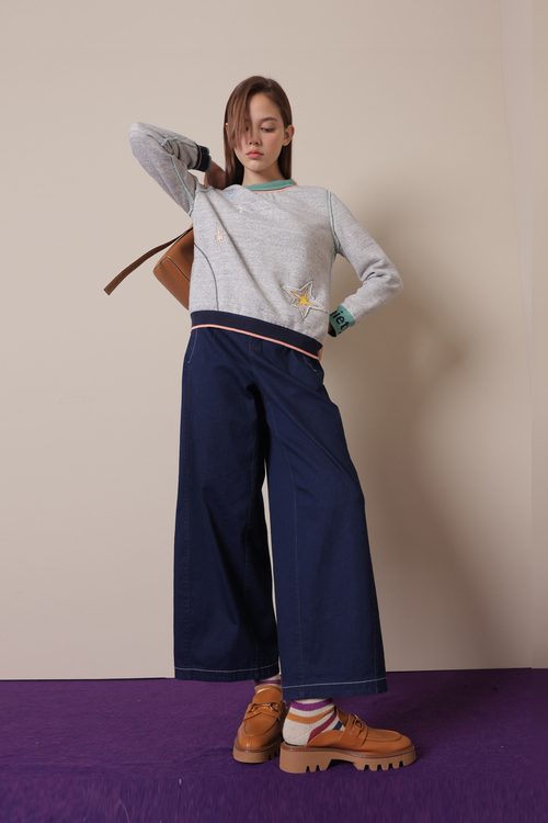 小王子星星內刷毛衛衣示意圖