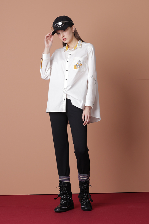 早秋親膚超彈貼腿褲示意圖