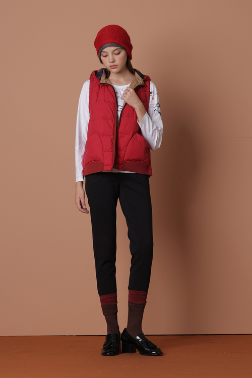 刺繡四面彈貼腿褲示意圖