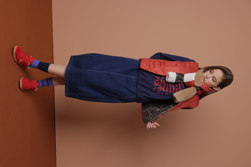 內毛絨極輕鋪棉背心示意圖