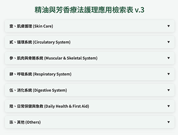 全新上線！您的隨身芳療查詢工具書