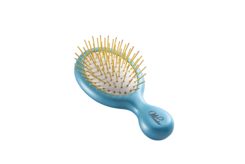 湖水綠柄-磁灸24K純金離子梳針示意圖