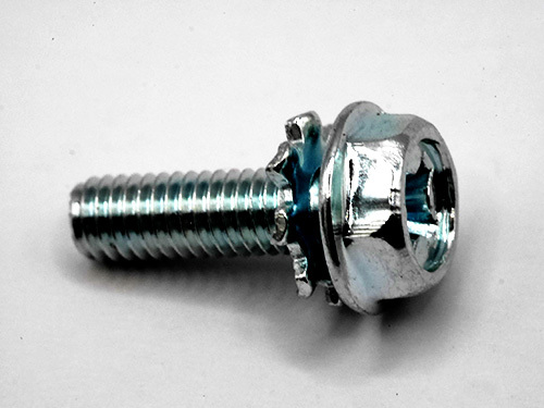 Hexagon Washer Head Bolt  with External Serrated Toothed Lock Washer示意圖