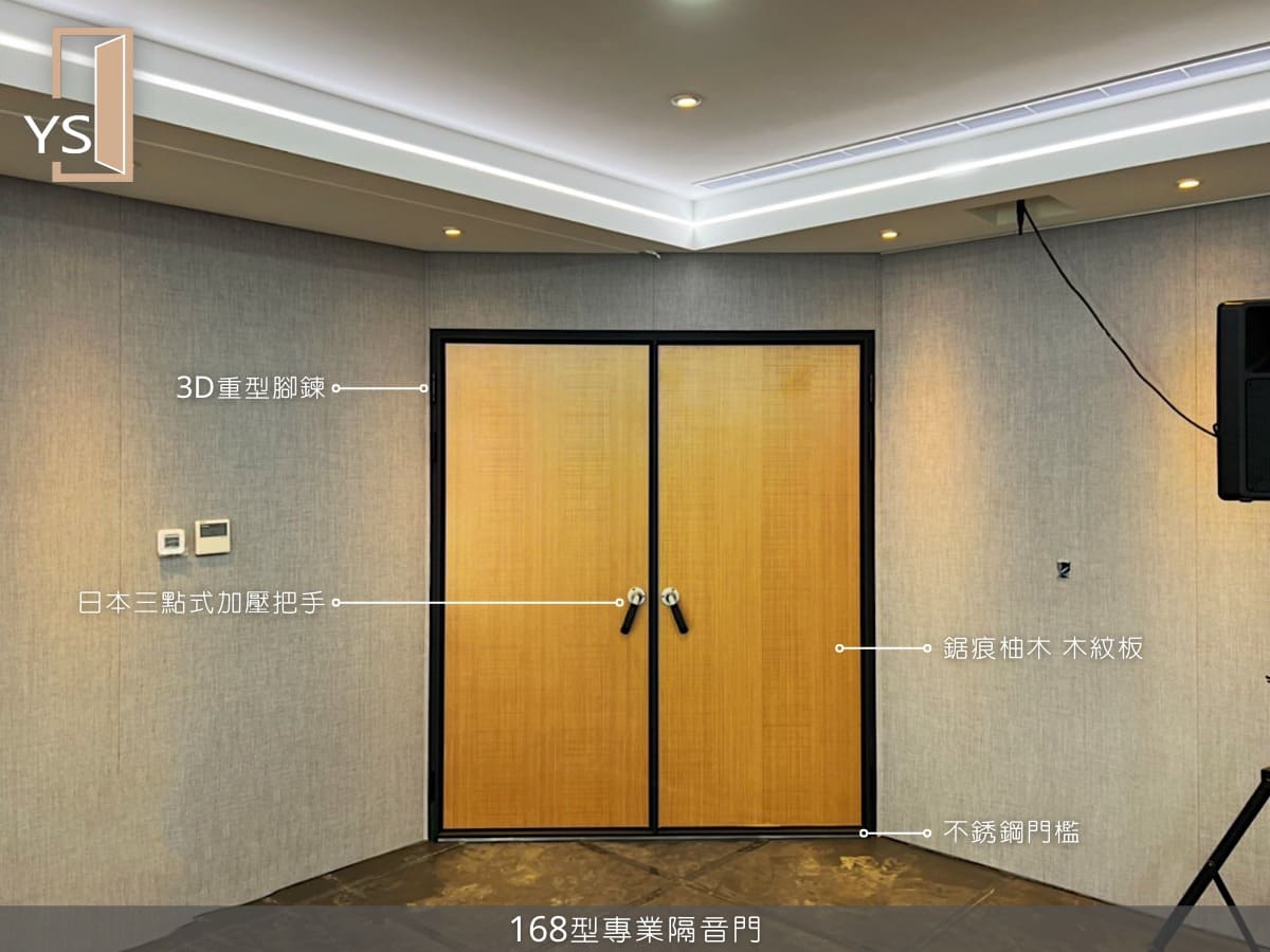 裕盛168型專業隔音門｜商務會議中心