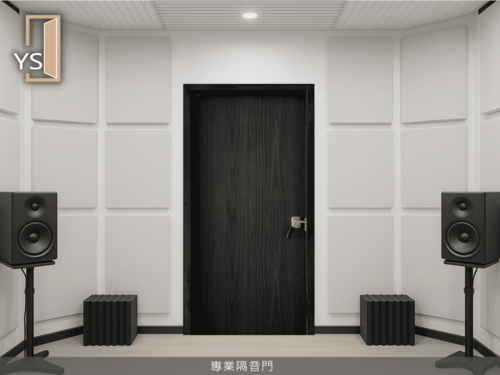 專業隔音門示意圖