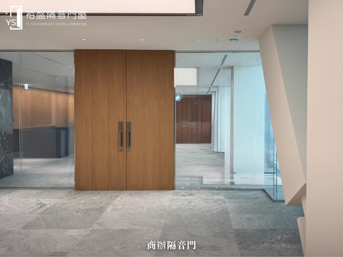 商辦隔音門示意圖
