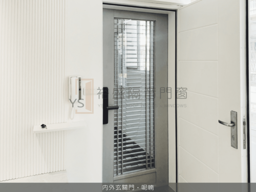 雙玄關門示意圖