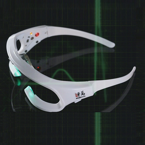 綠光智能助眠眼鏡示意圖