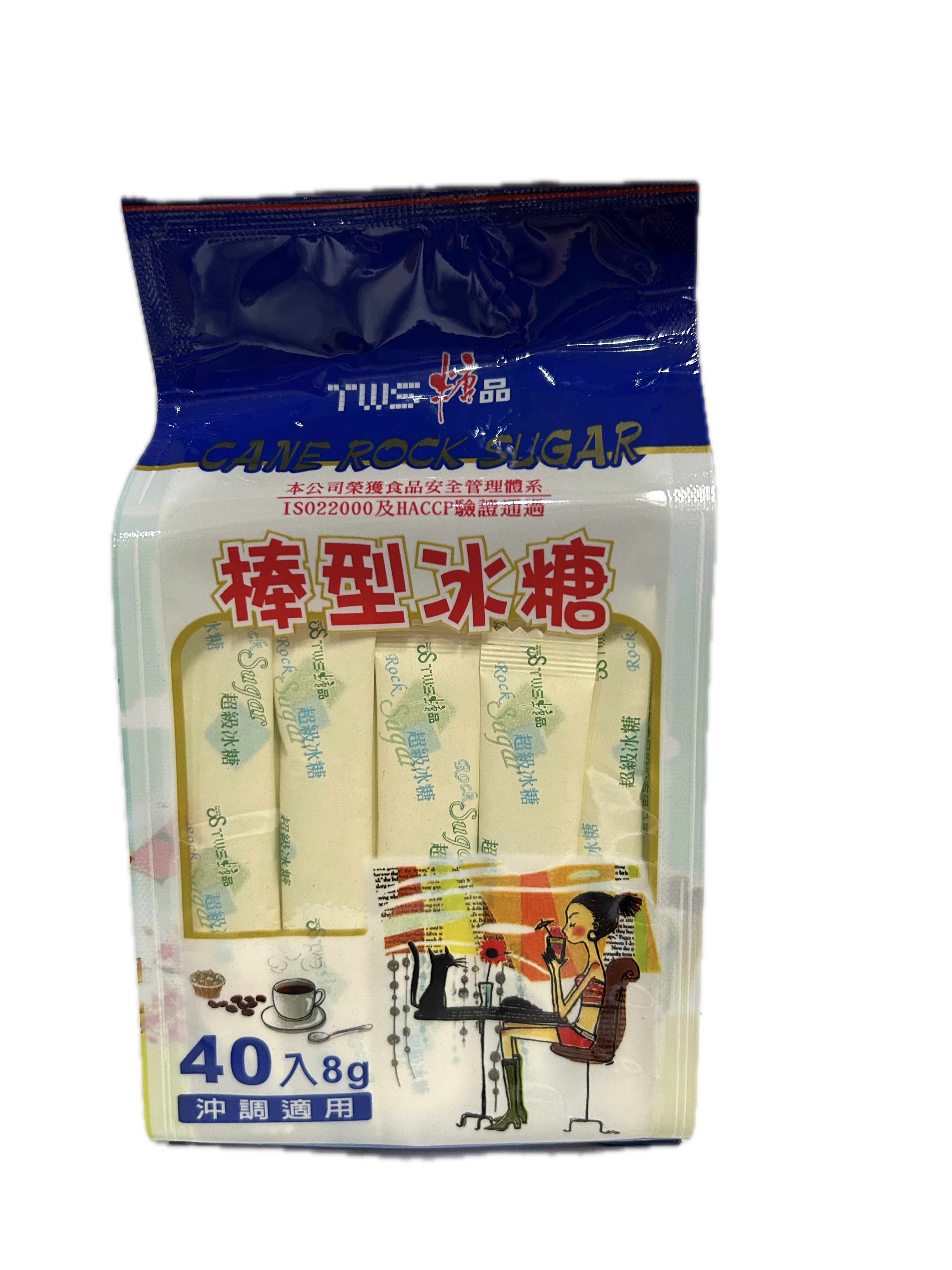320G維生棒型冰糖袋裝示意圖