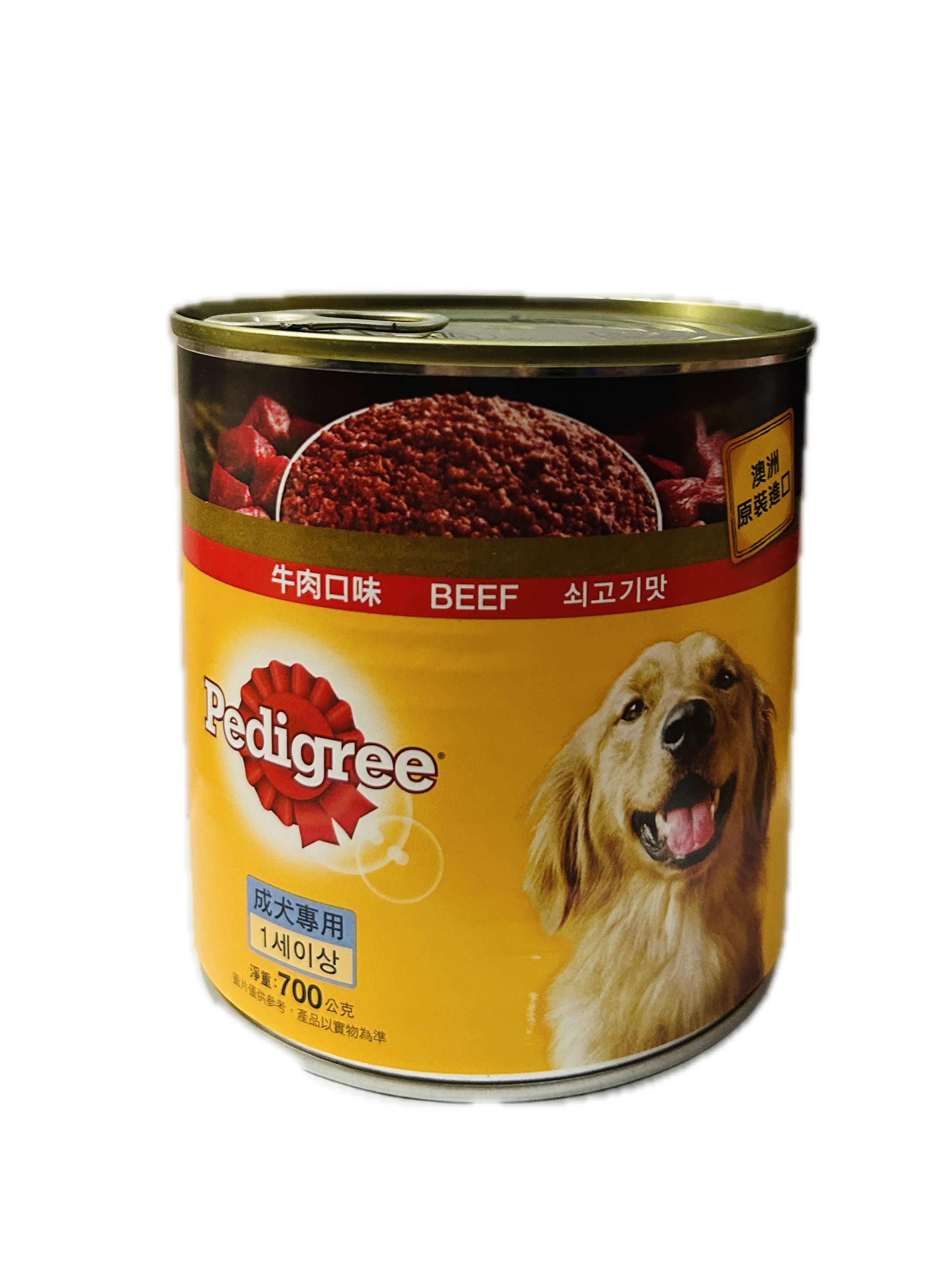 700G寶路成犬牛肉示意圖