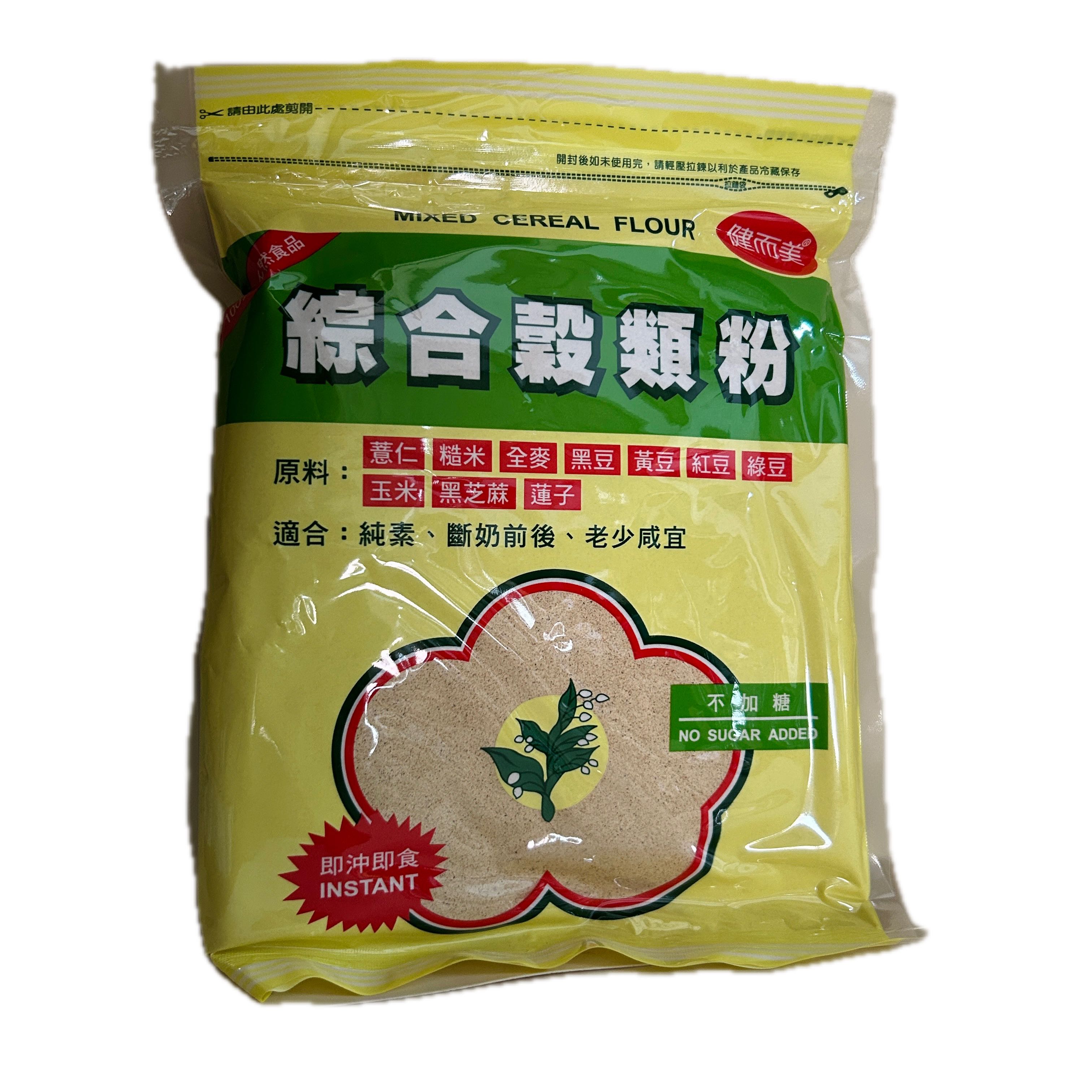 350G健而美綜合穀類示意圖
