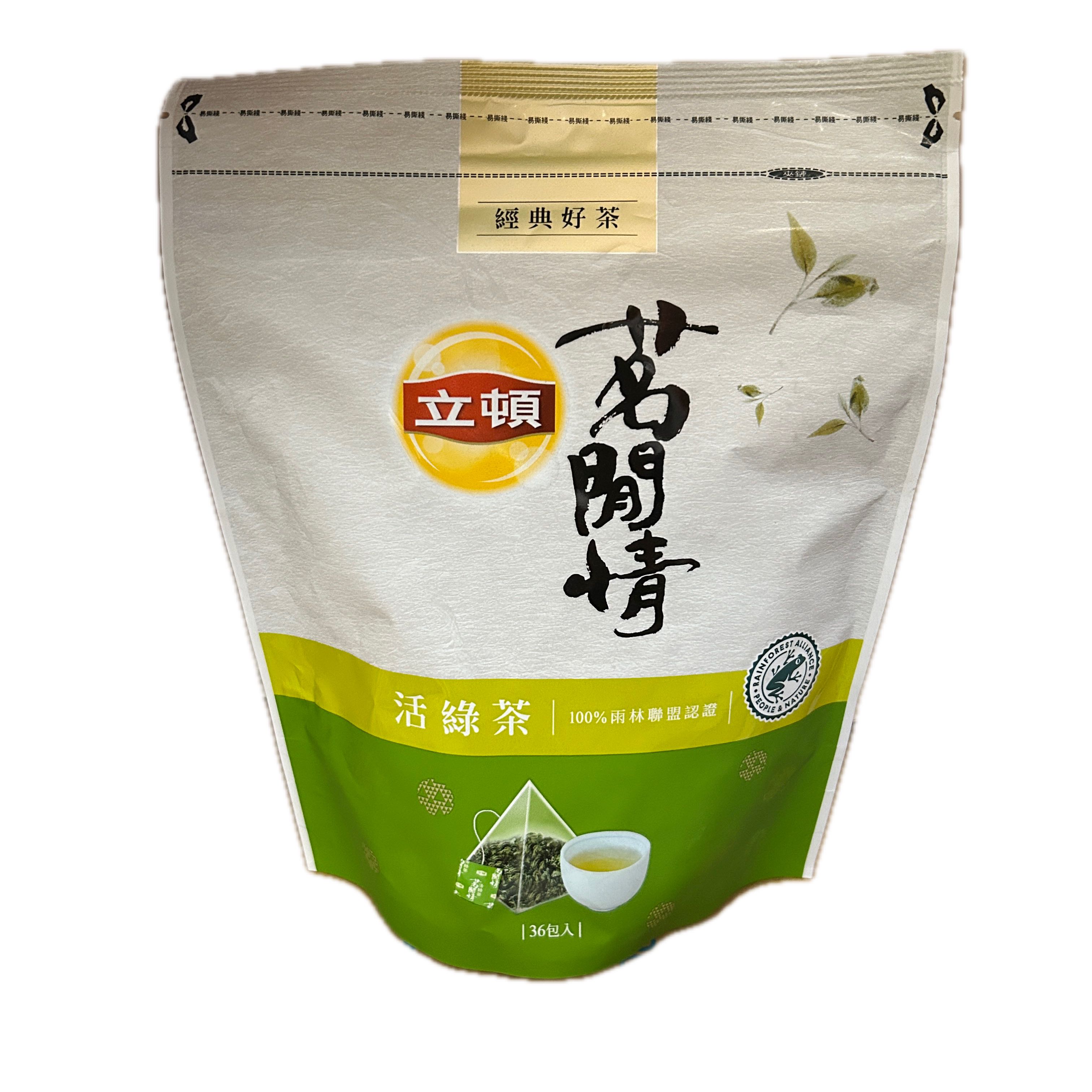 立頓茗閒情活綠茶包36示意圖