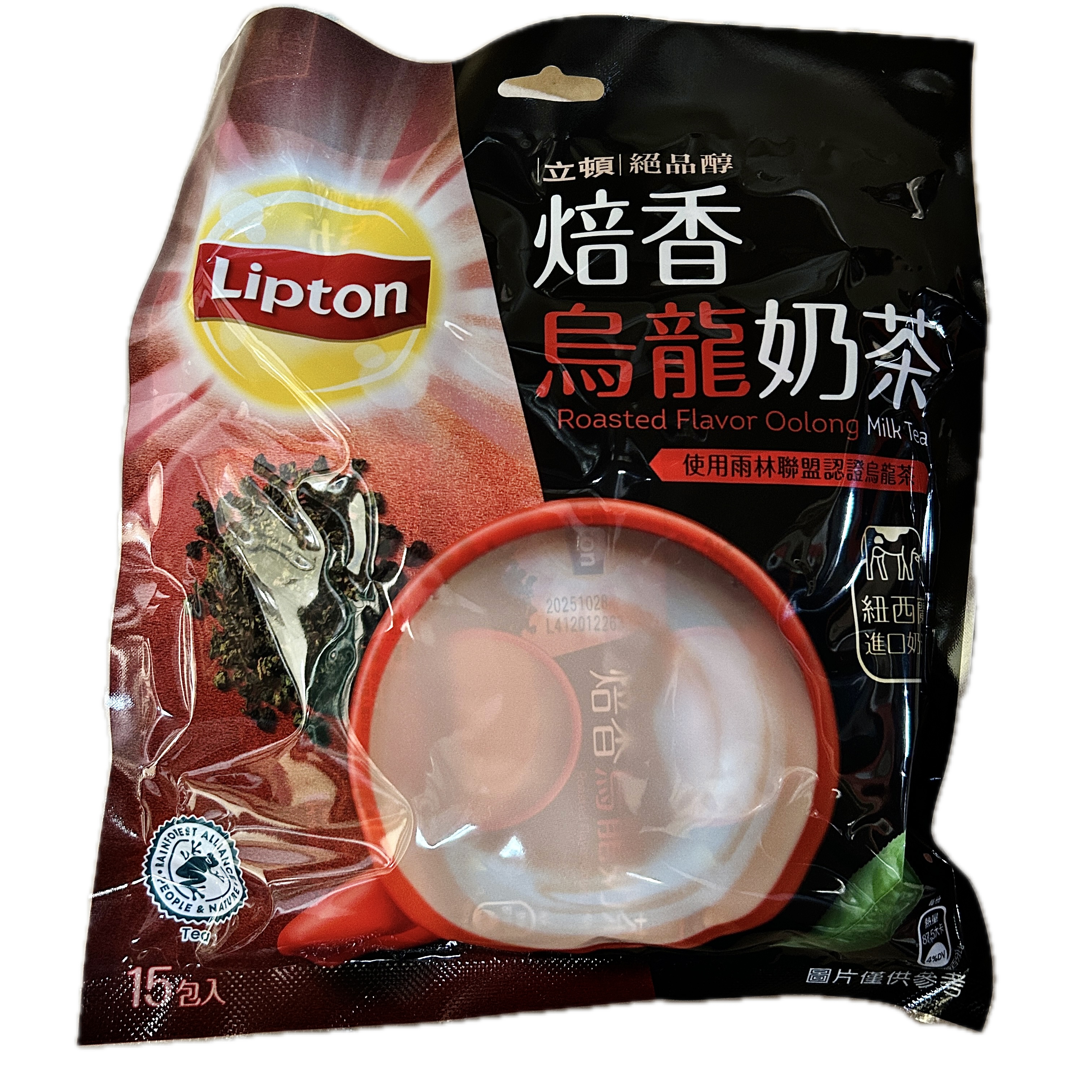 立頓絕品醇焙香烏龍奶茶示意圖