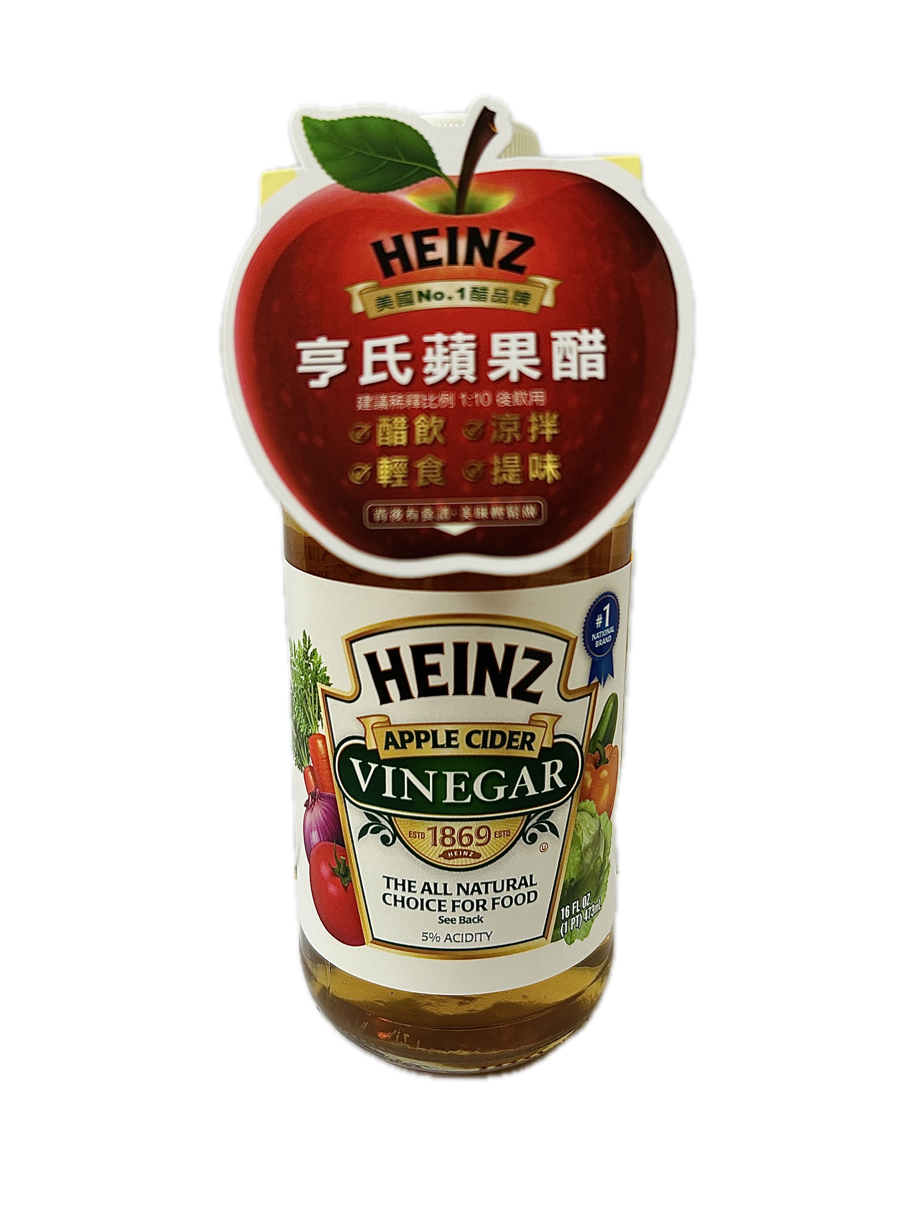 HEINZ 16OZ蘋果醋示意圖