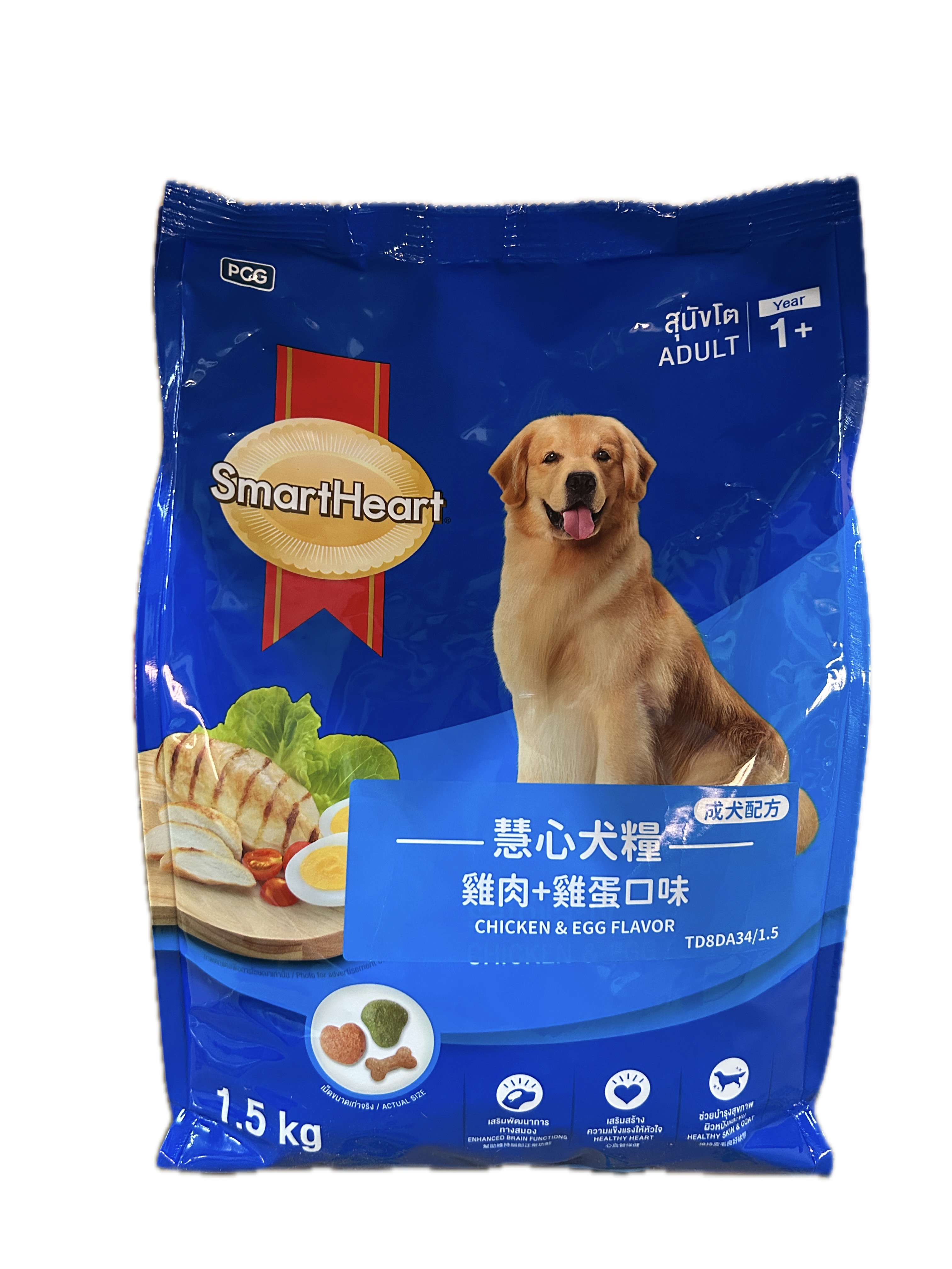 1.5KG慧心成犬雞肉口味示意圖