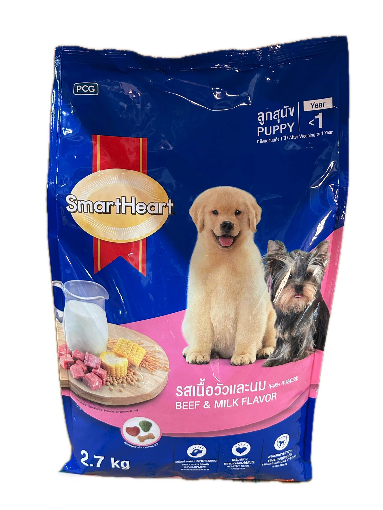 2.7KG慧心幼犬牛肉+牛奶示意圖
