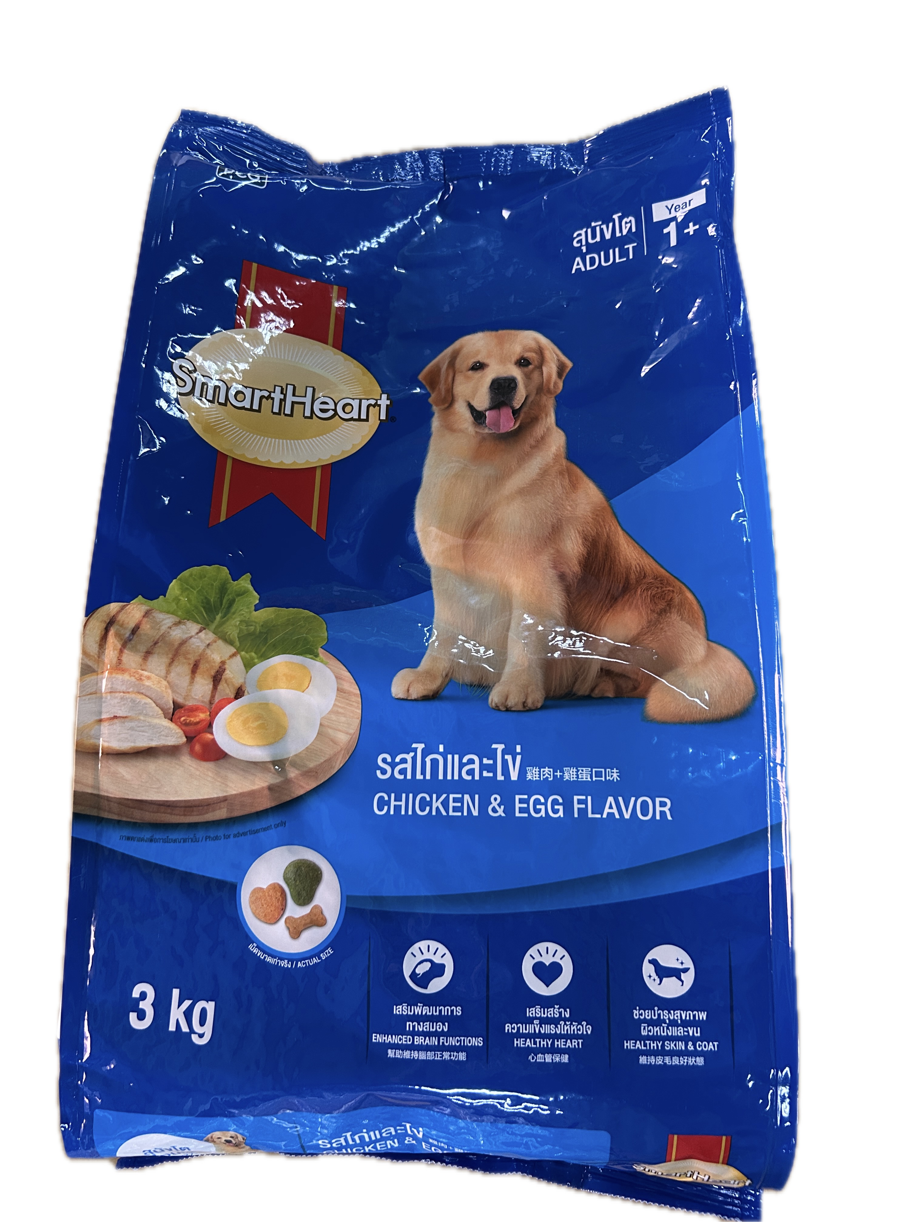 3KG慧心成犬雞肉口味示意圖