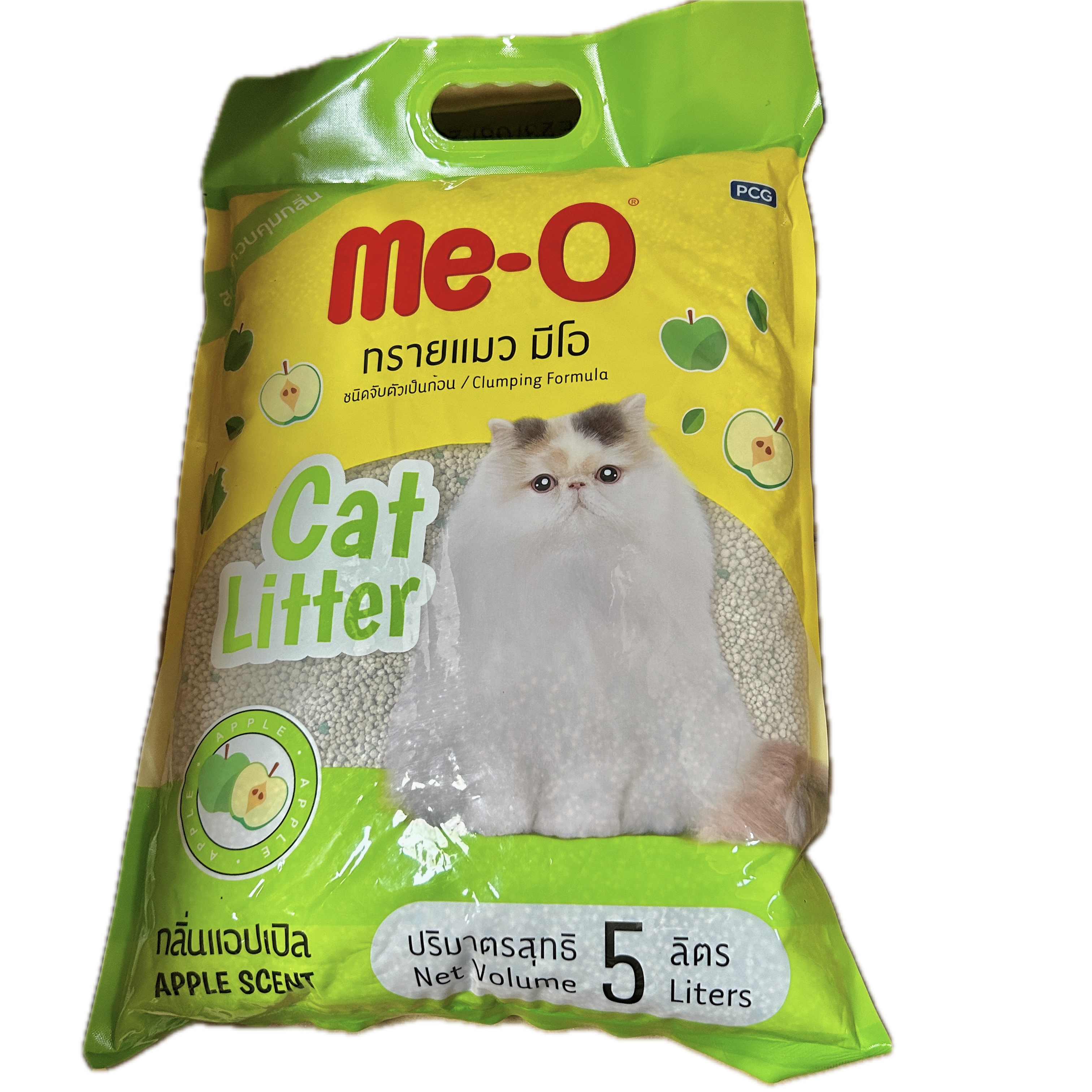 咪歐低粉塵貓砂─蘋果香示意圖