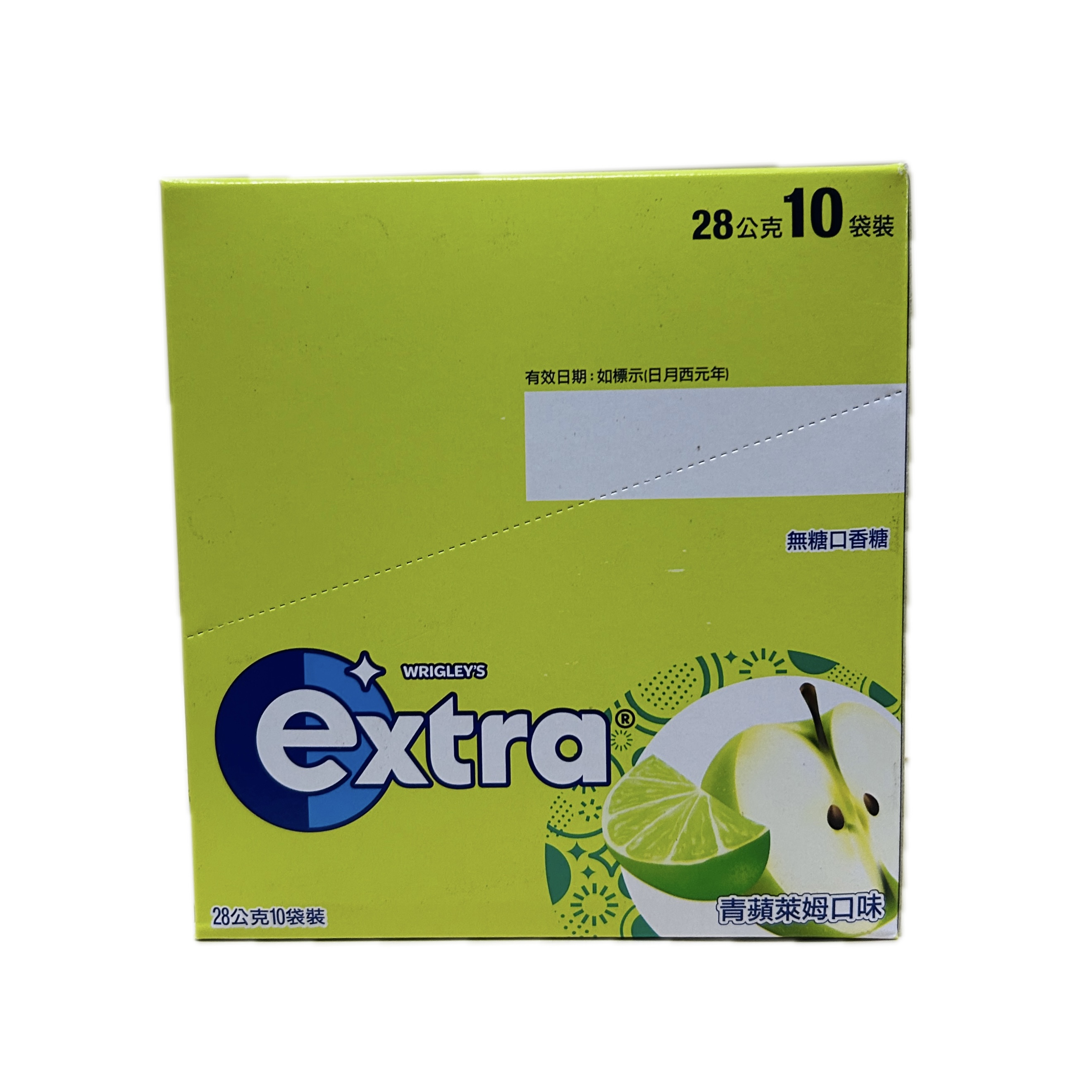 EXTRA無糖-青蘋萊姆示意圖