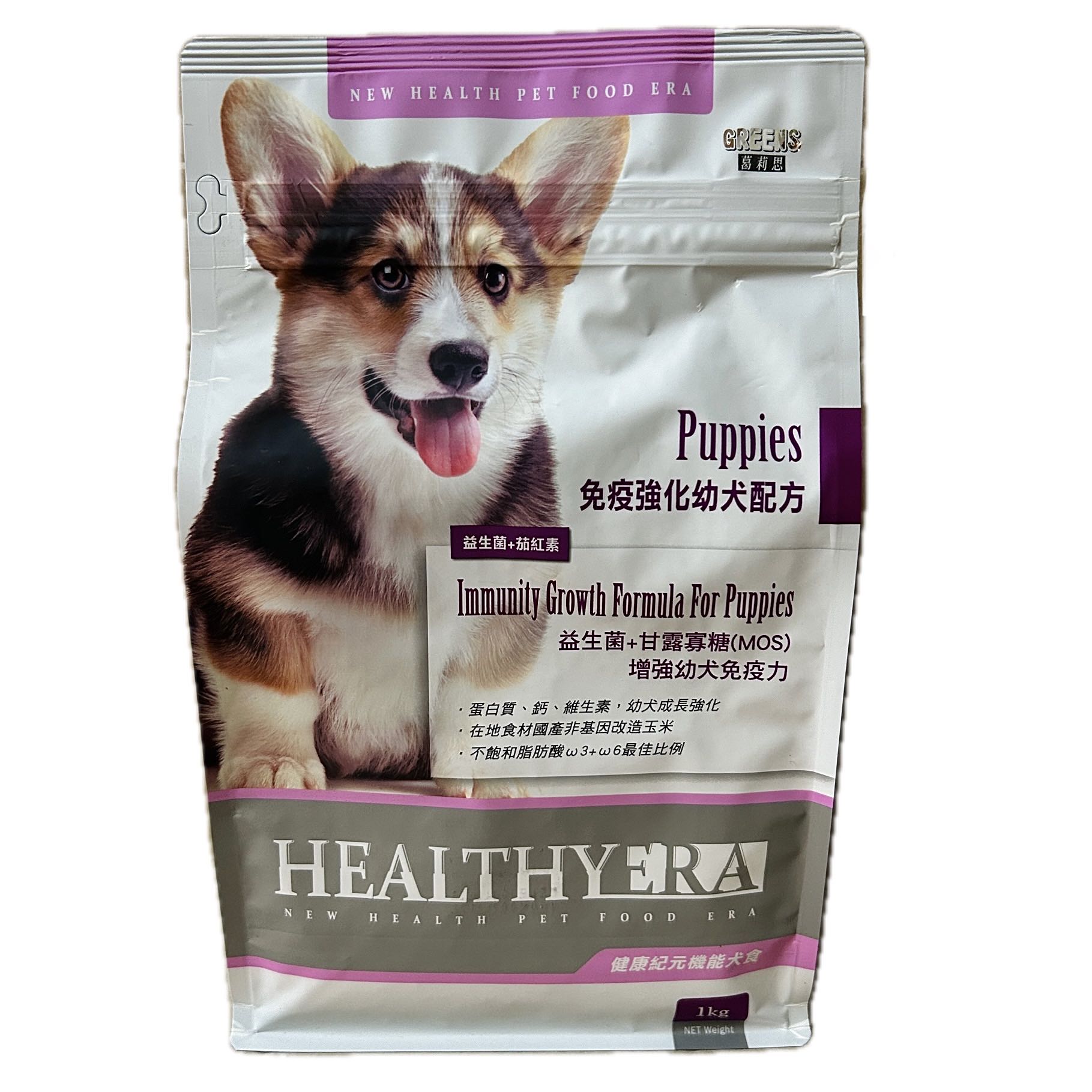 1KG健康紀元免疫強化幼犬示意圖