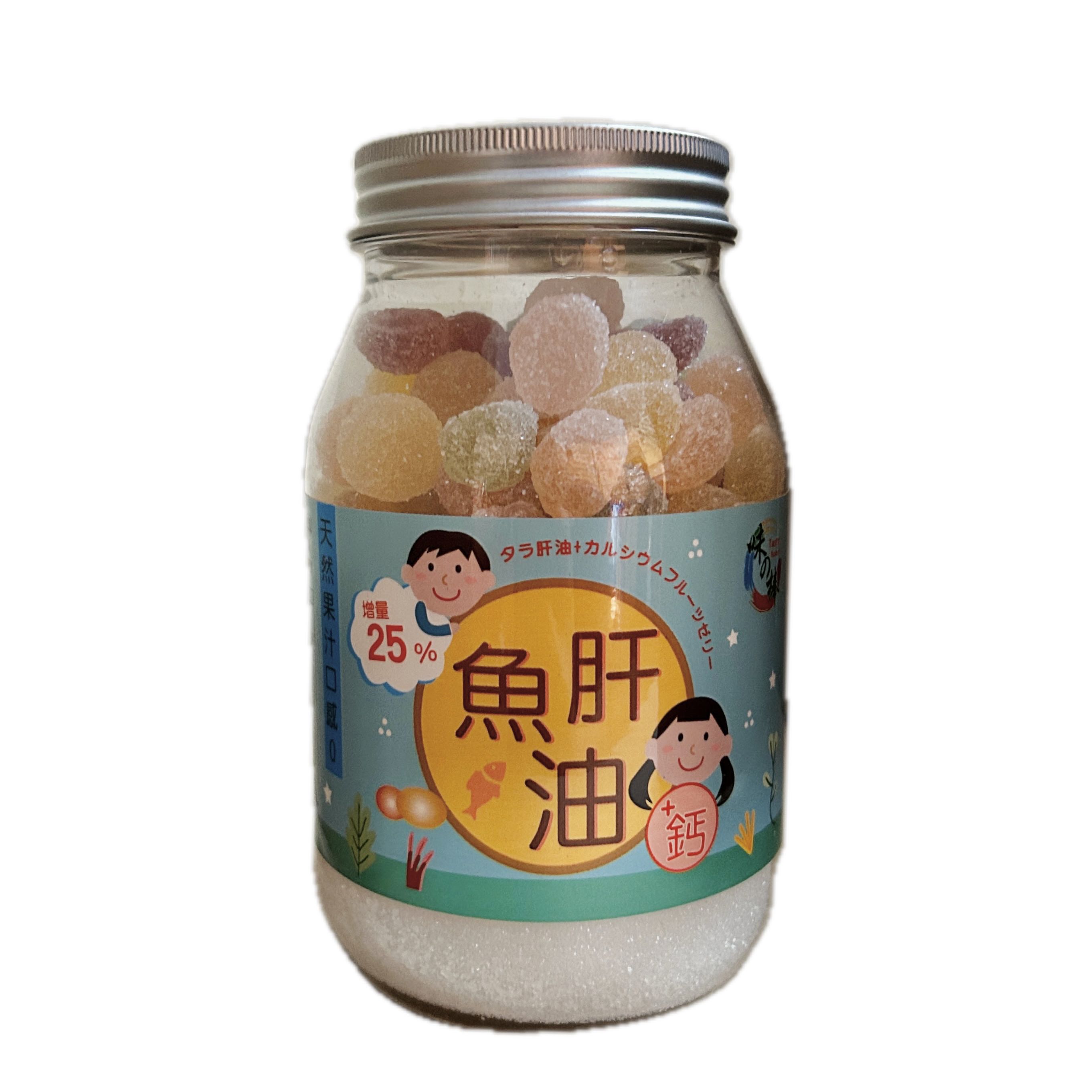 味之棒魚肝油+鈣軟糖示意圖