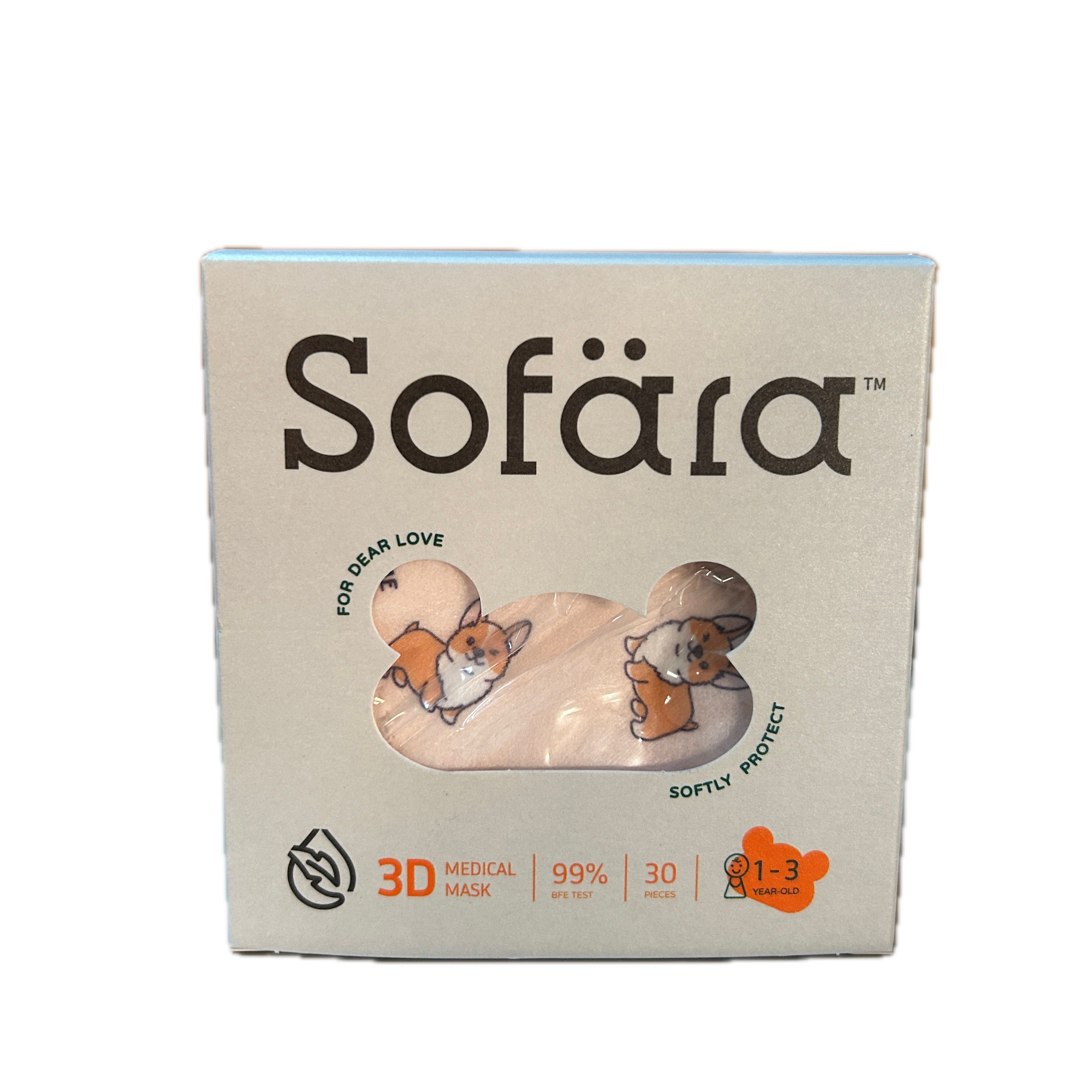 舒芙迷你3D口罩短腿柯基示意圖