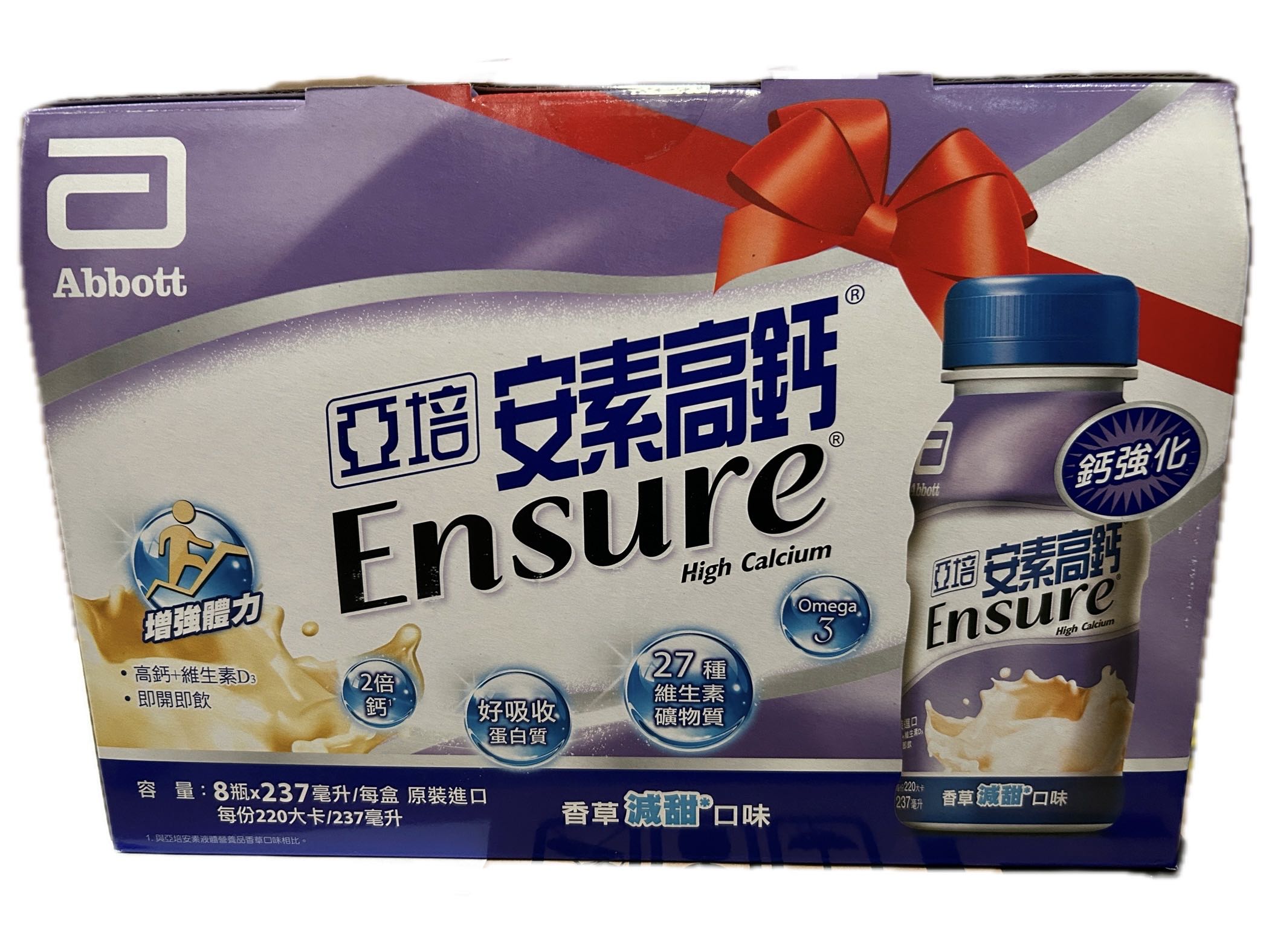 安素高鈣禮盒8入示意圖