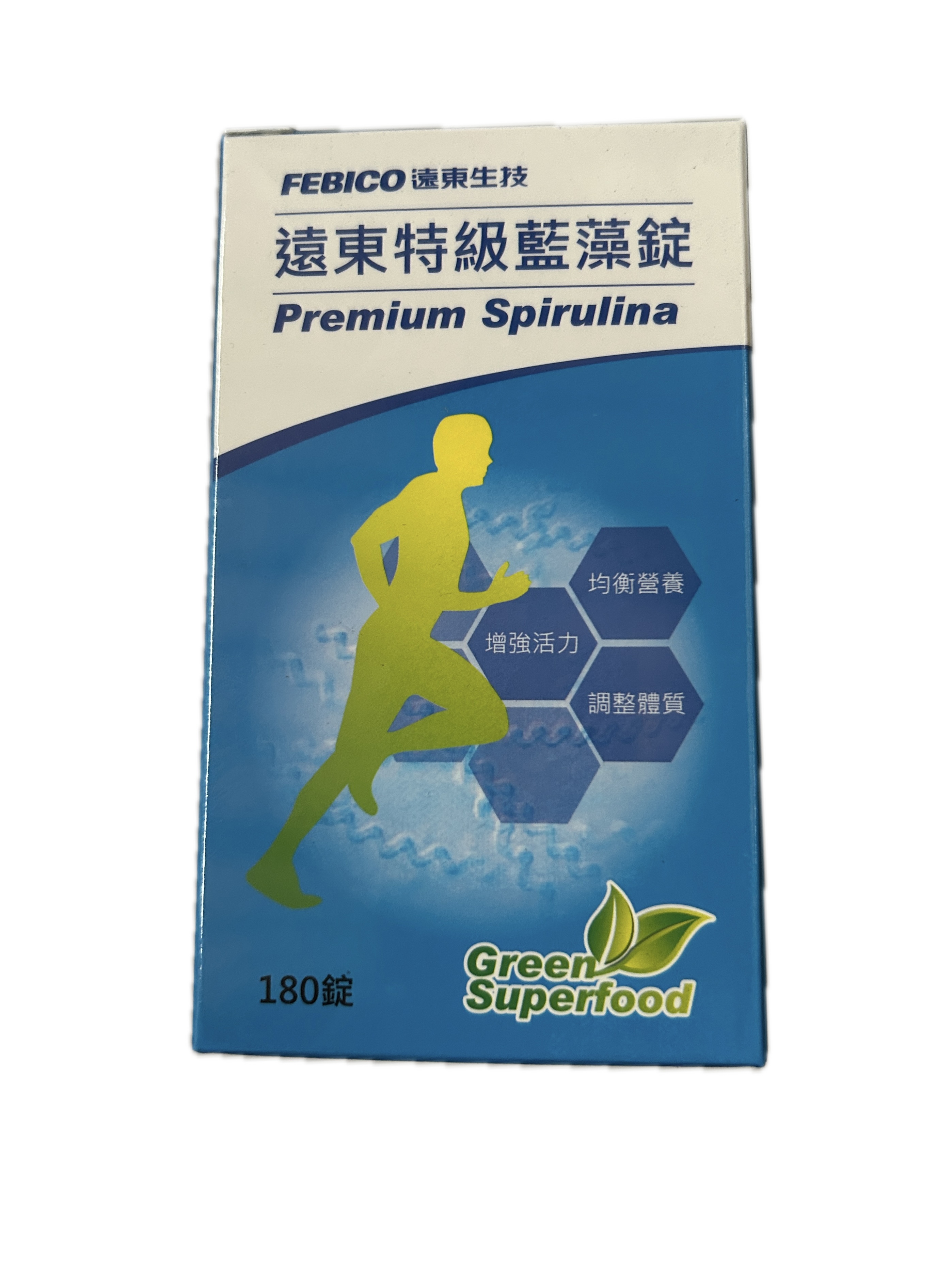 遠東特級藍藻錠螺旋藻示意圖