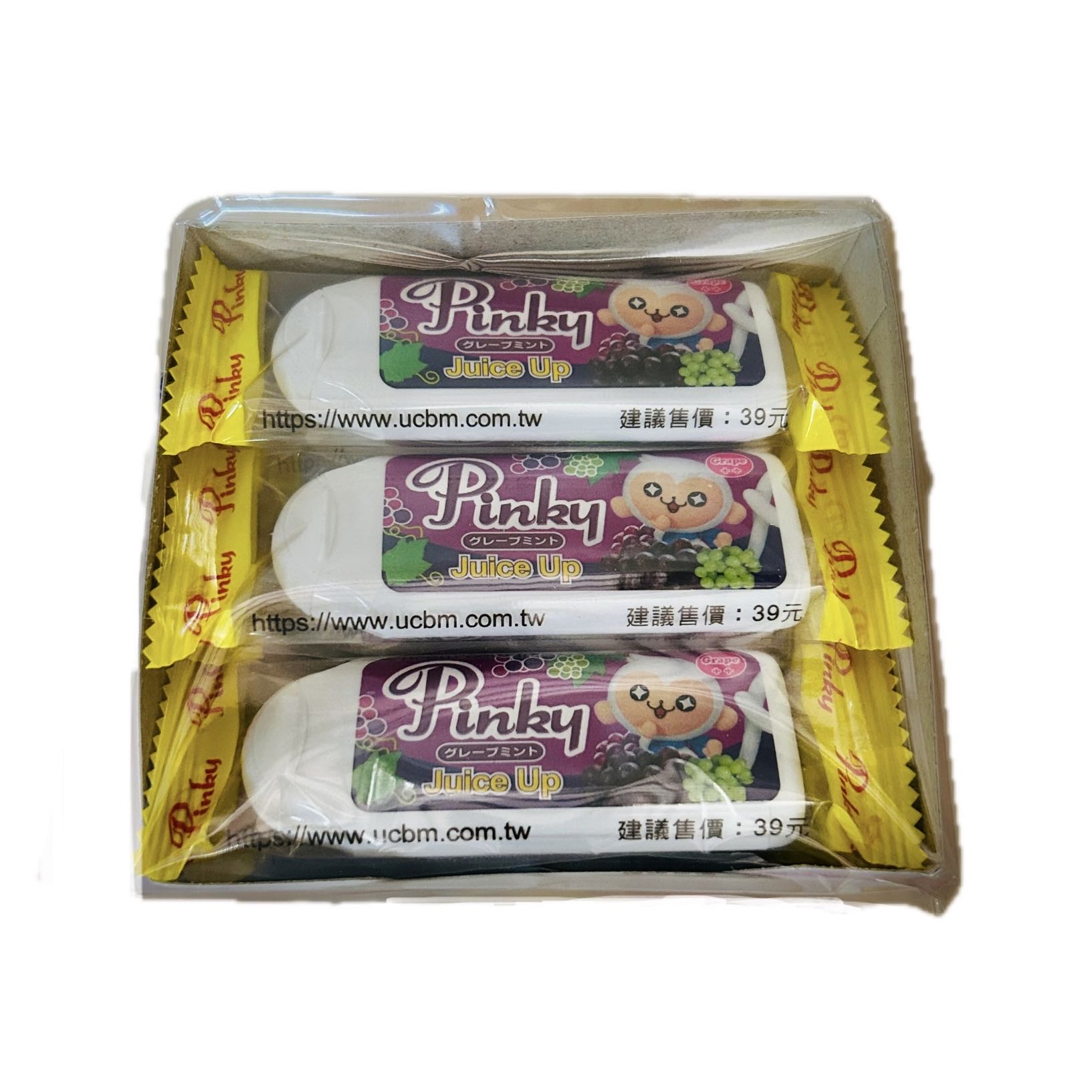 PINKY葡萄薄荷糖示意圖