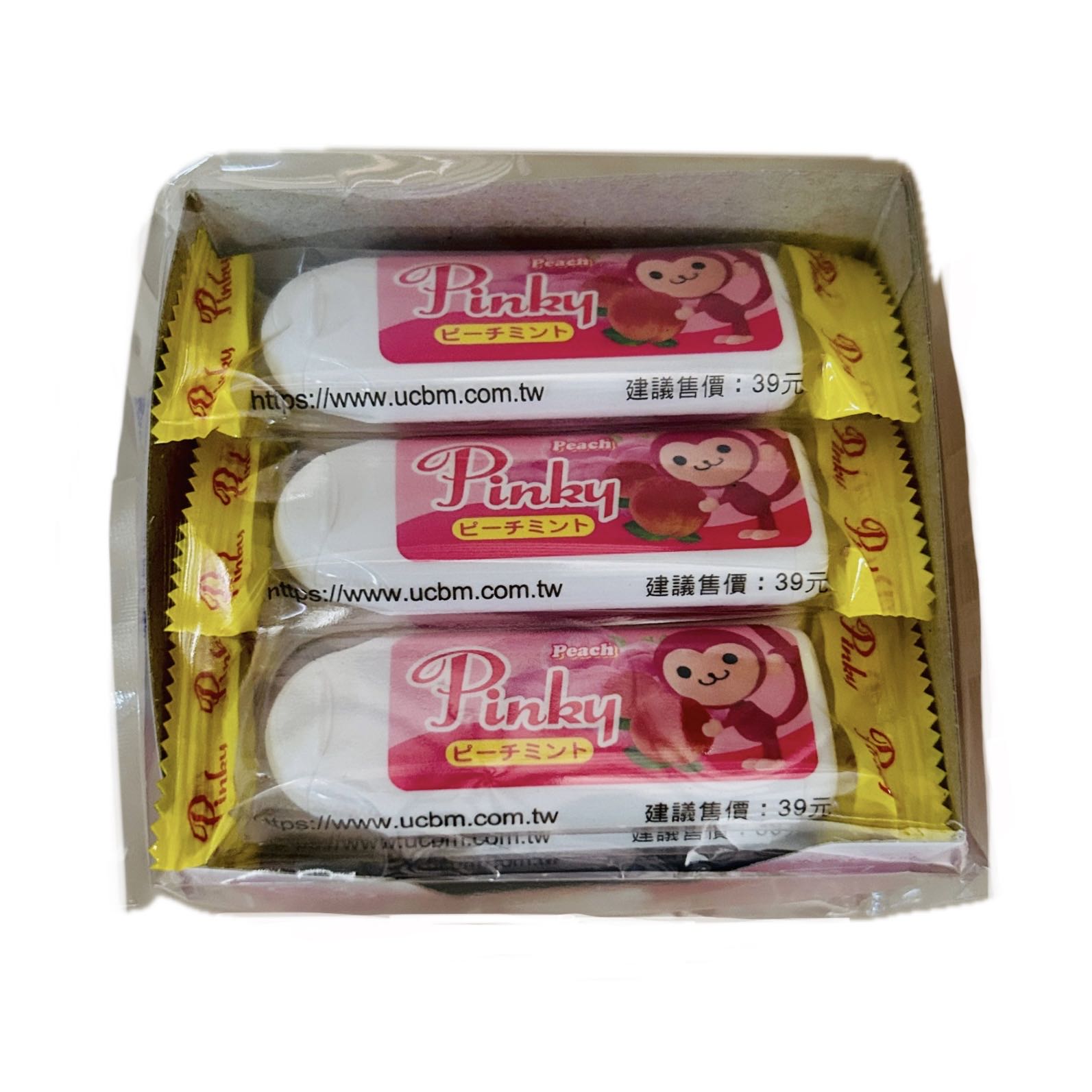 PINKY水蜜桃薄荷糖示意圖