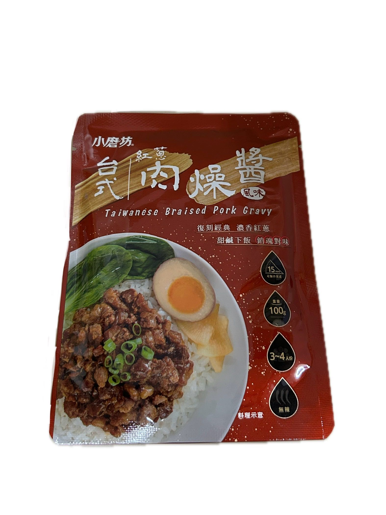 小磨坊台式紅蔥肉燥風味醬示意圖