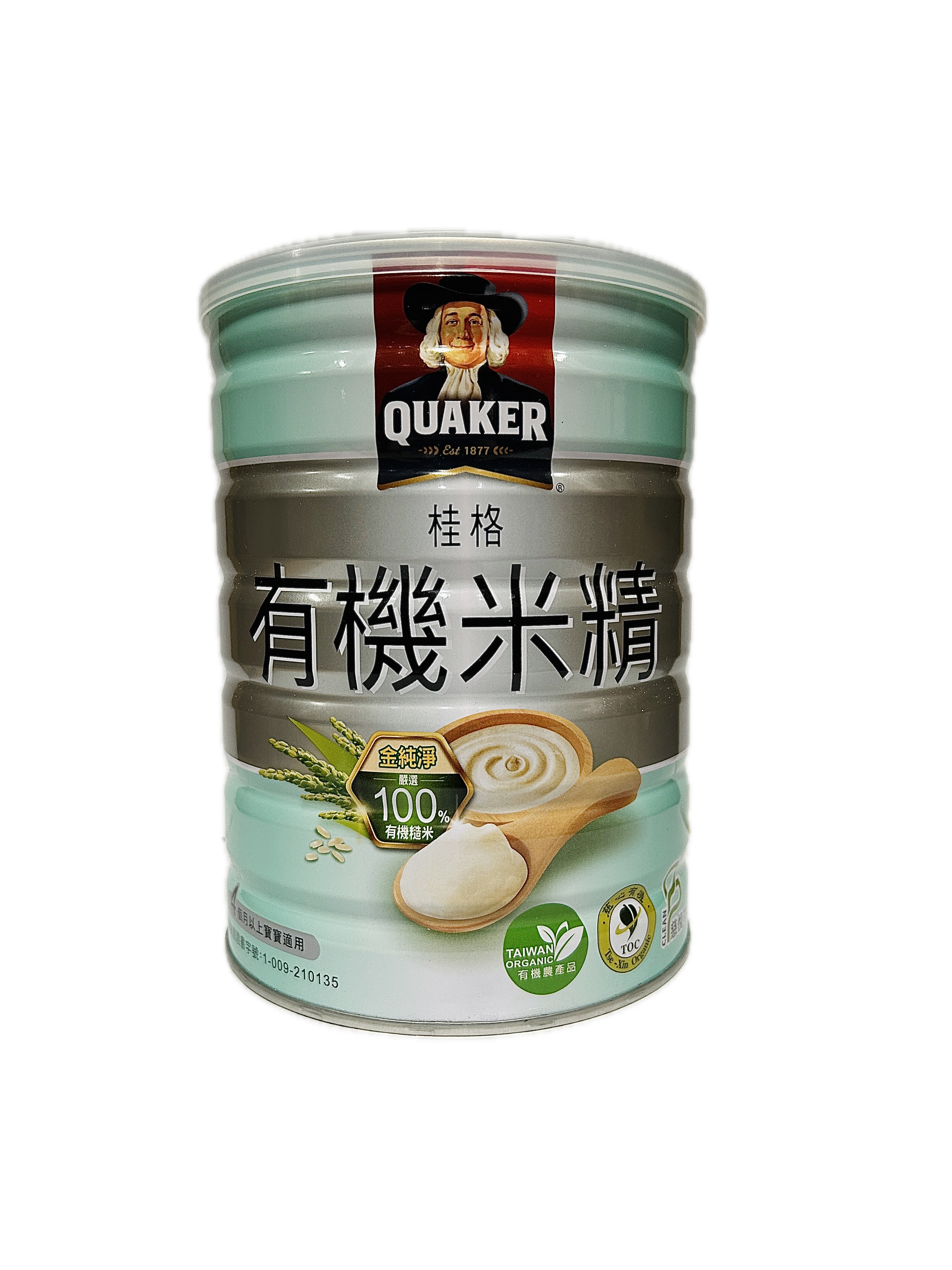 500G桂格敏兒有機米精示意圖