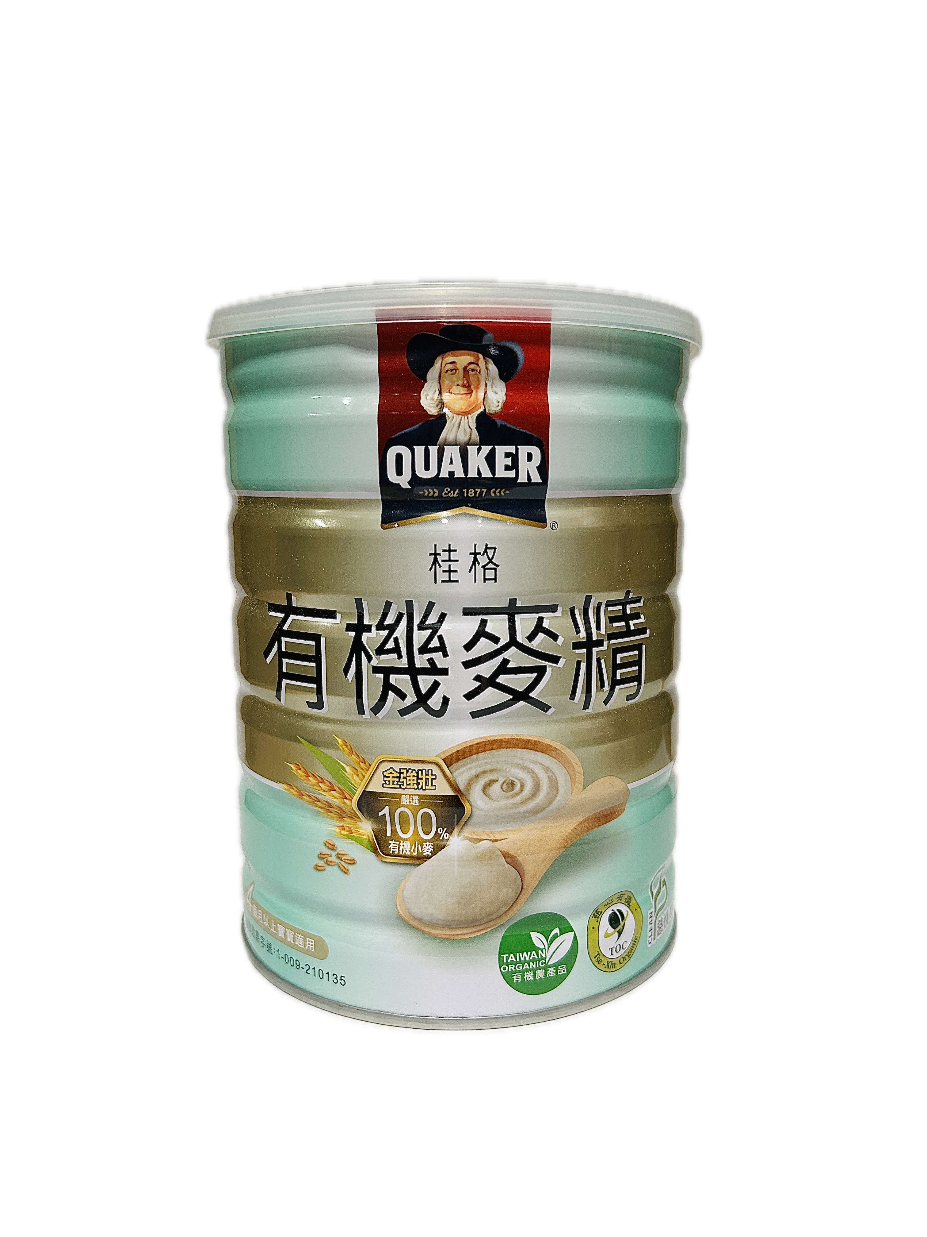 500G桂格敏兒有機麥精示意圖