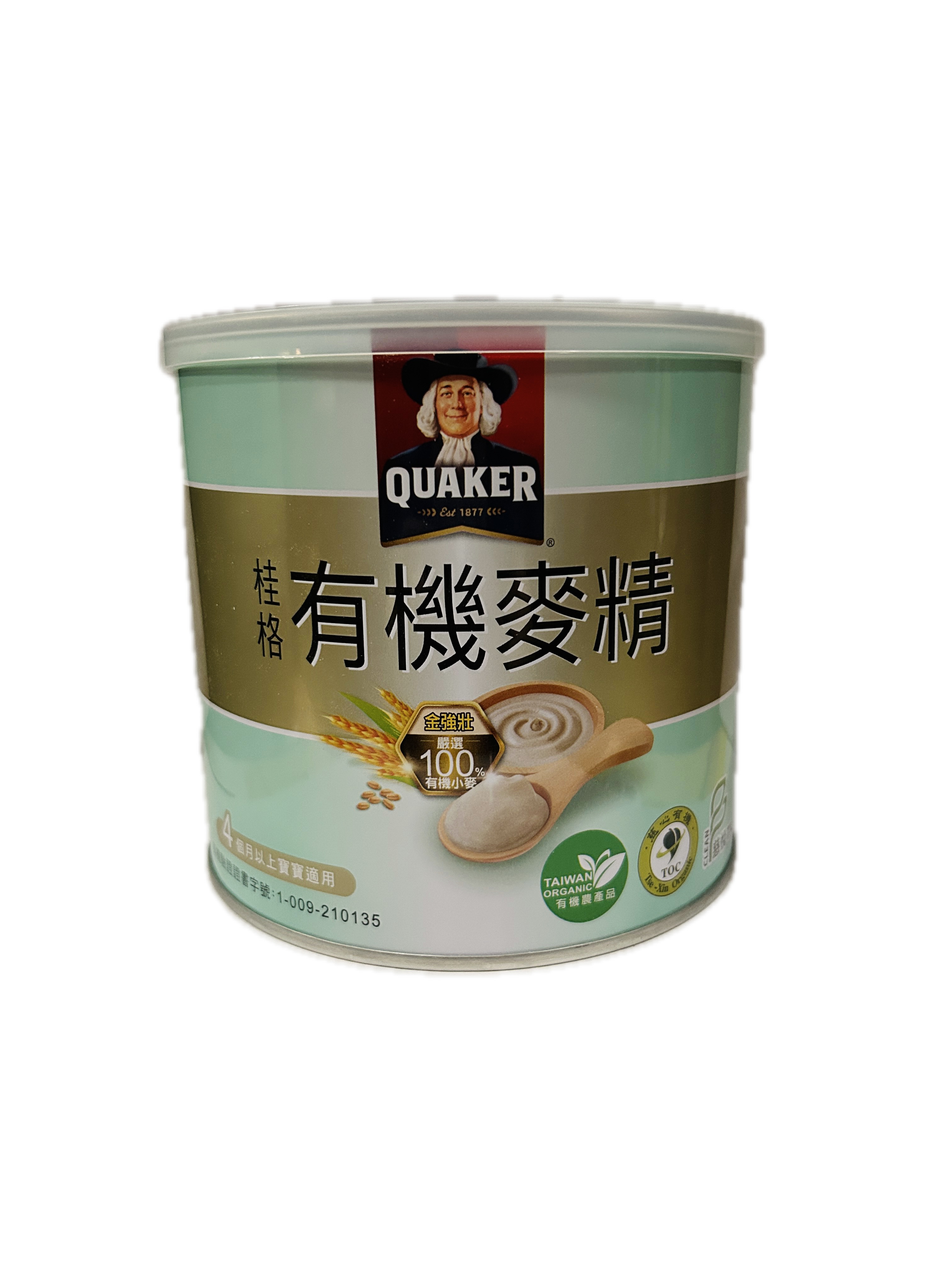 300G桂格有機麥精示意圖
