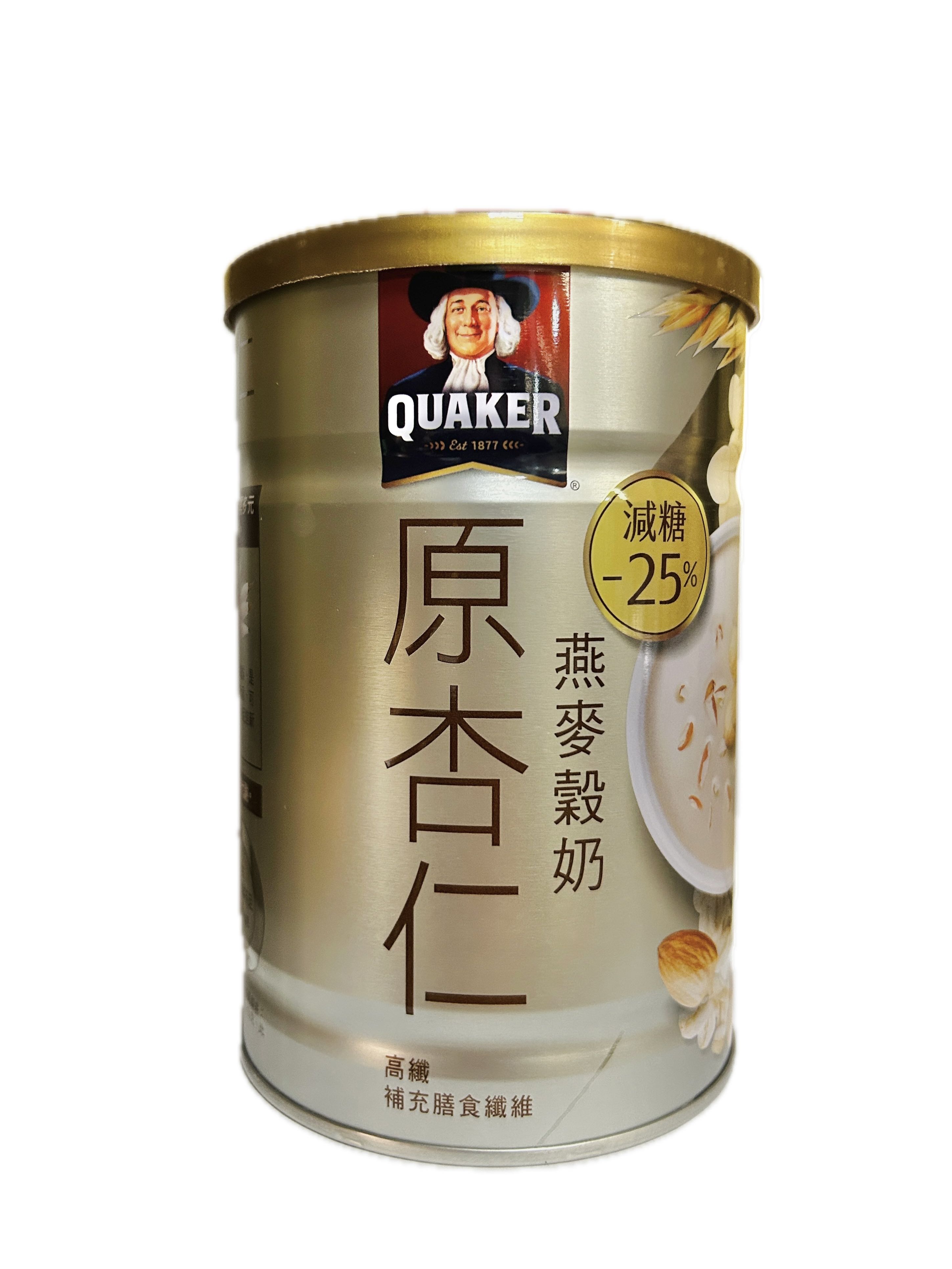 390G桂格原杏仁燕麥榖奶示意圖