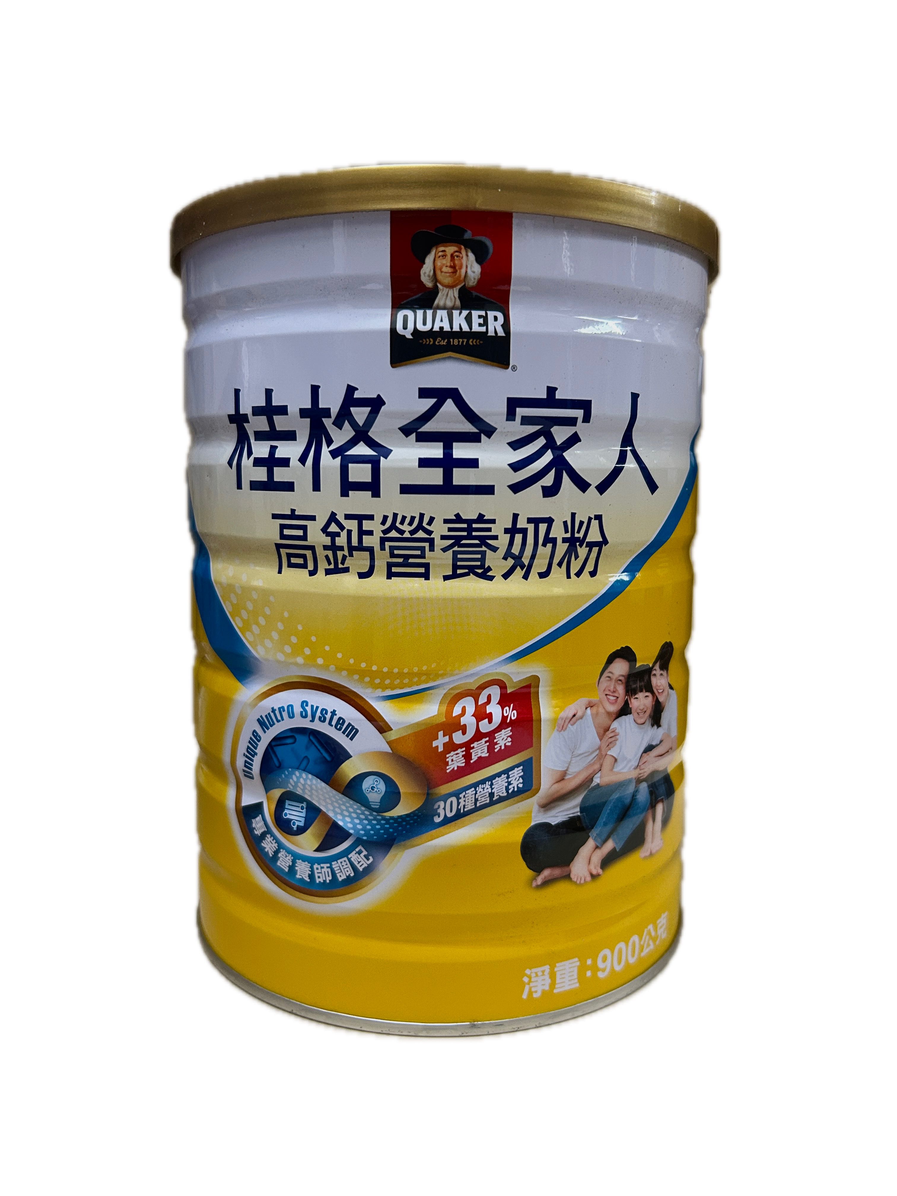 900G桂格全家人高鈣奶粉示意圖