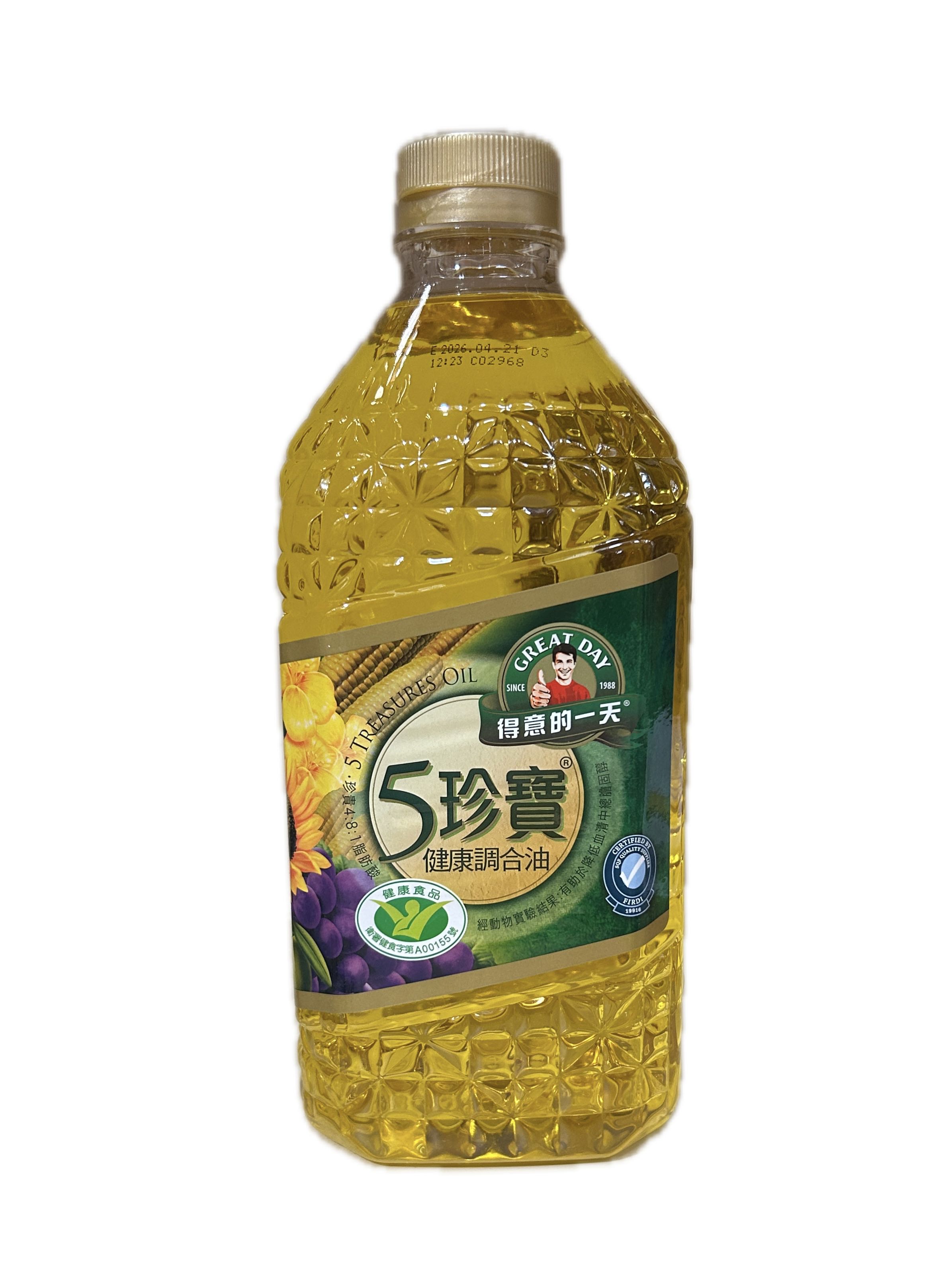 2L桂格５珍寶健康調和油示意圖