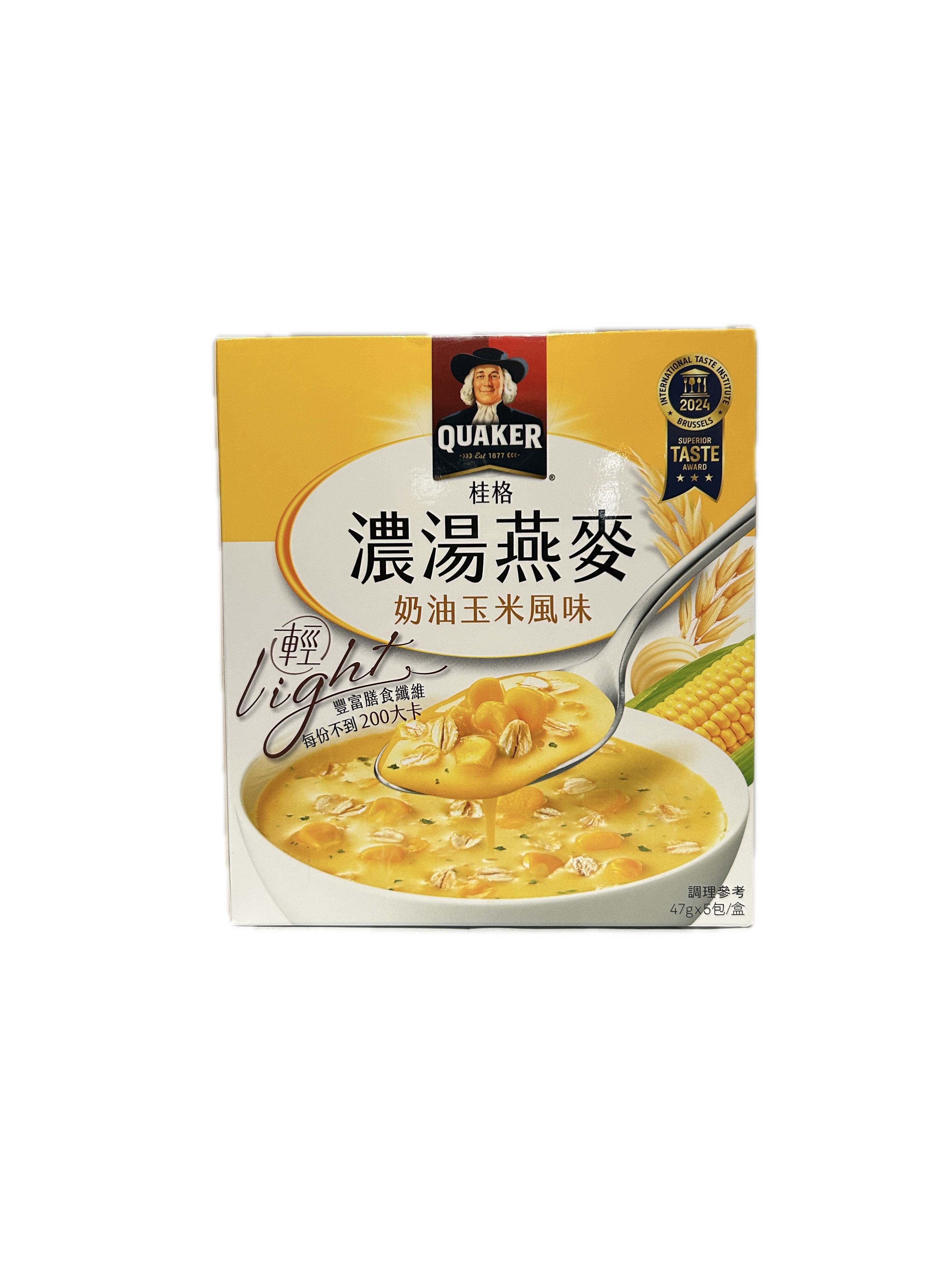 47G桂格濃湯燕麥奶油玉米示意圖