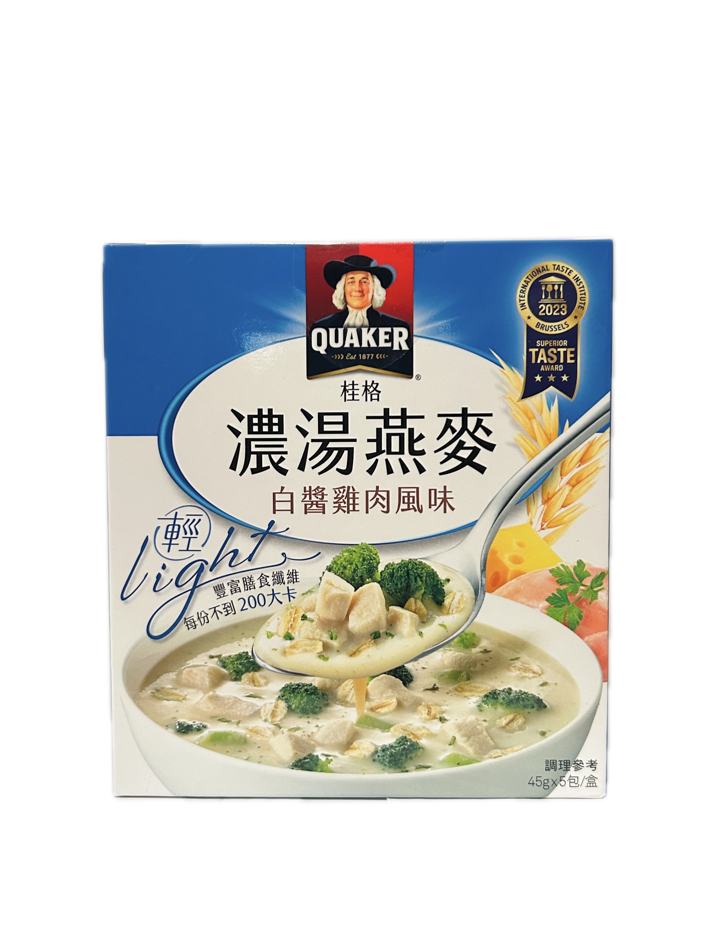 45G桂格濃湯燕麥白醬雞肉示意圖