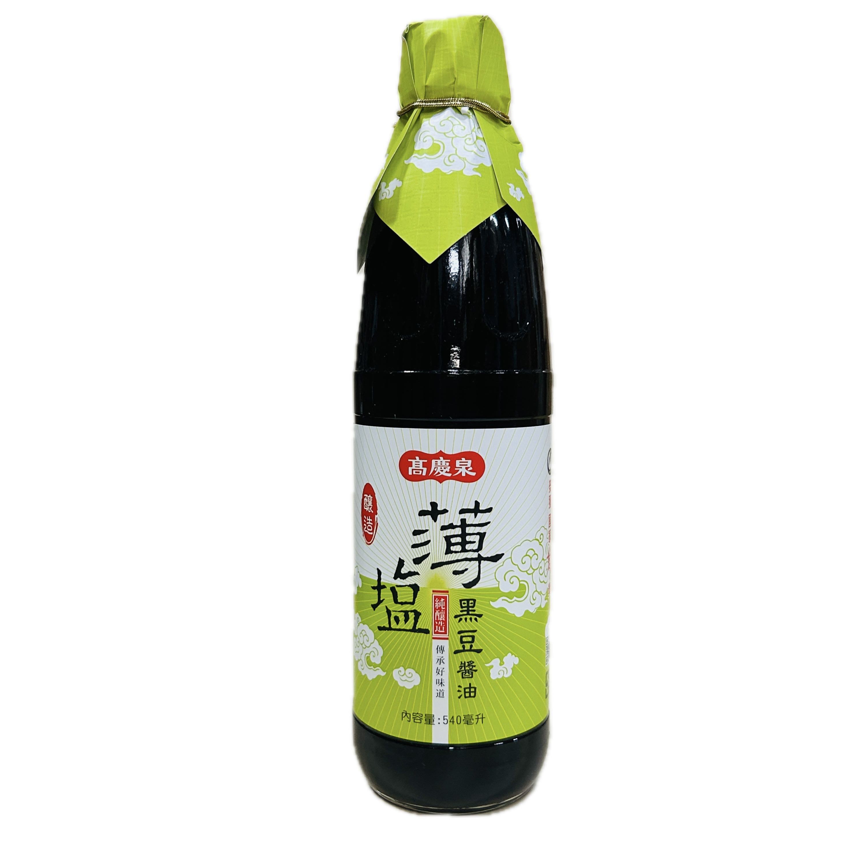 540ML高慶泉薄鹽黑豆醬油示意圖