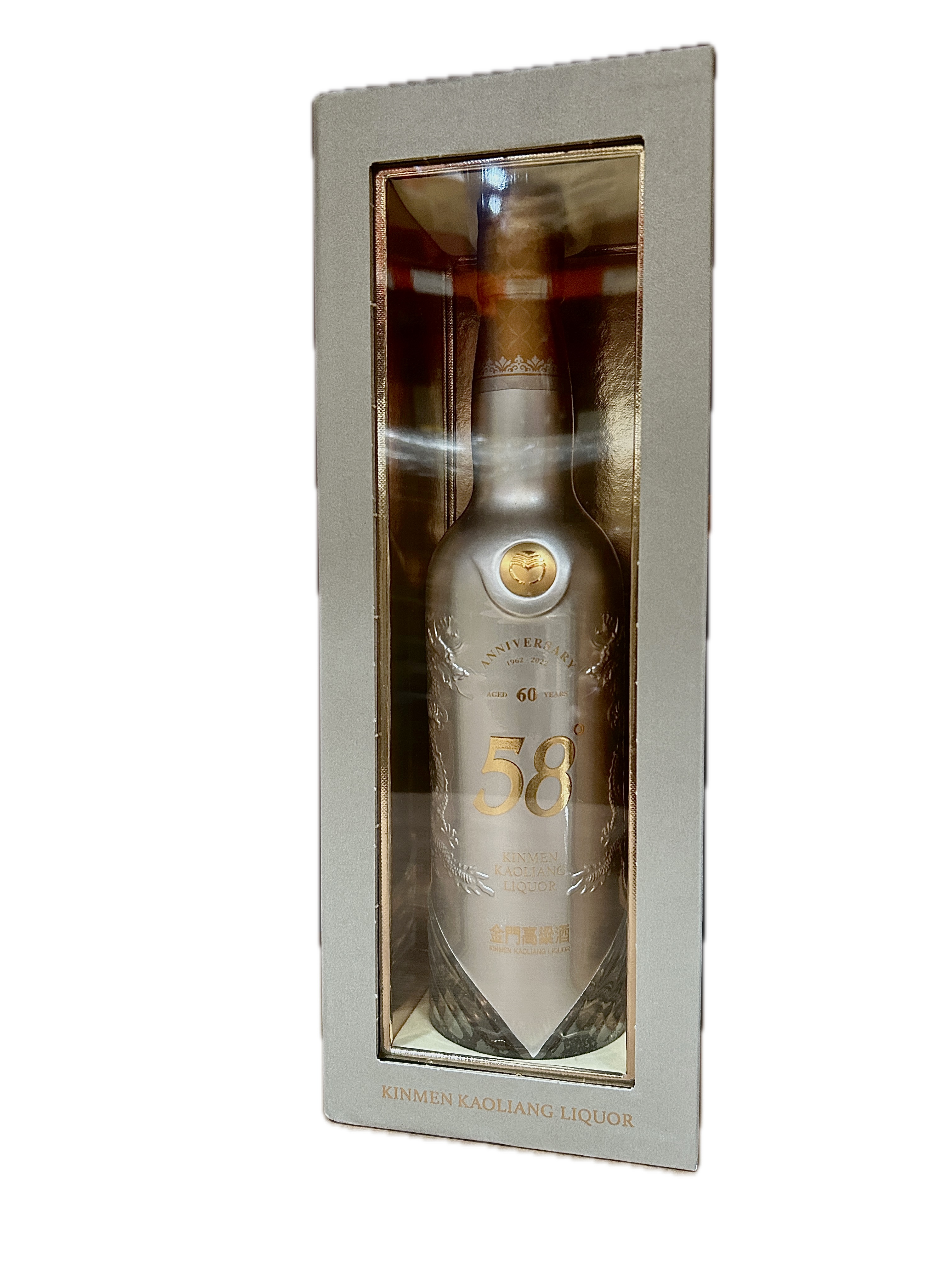 600ML 58度白金龍60周年示意圖