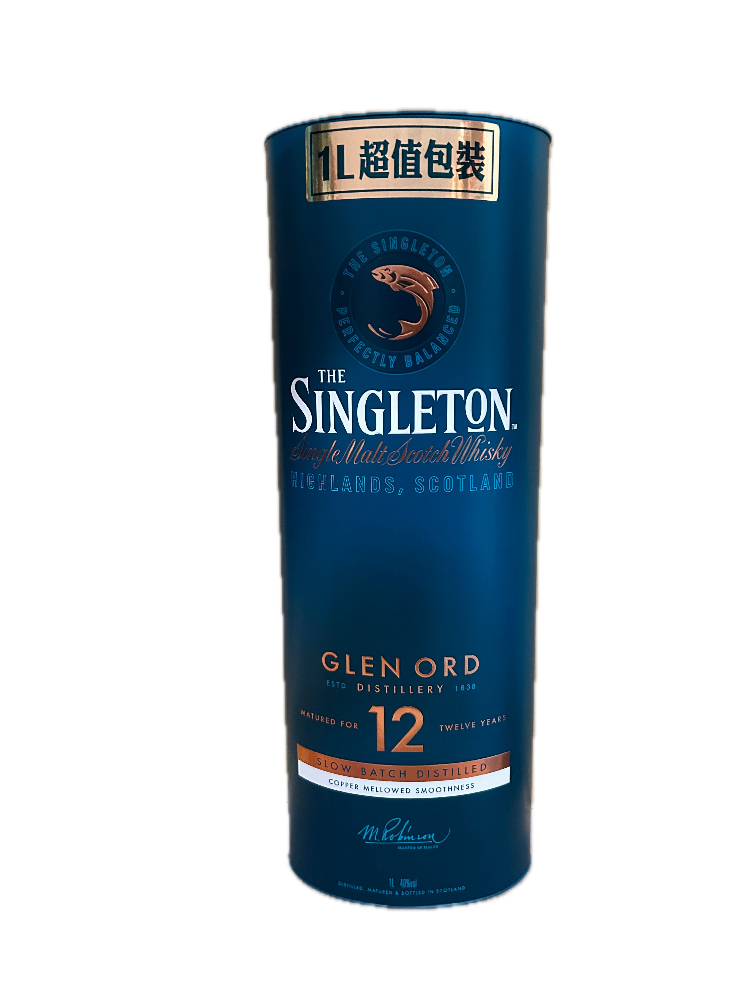 1L蘇格登12Y純麥6入示意圖