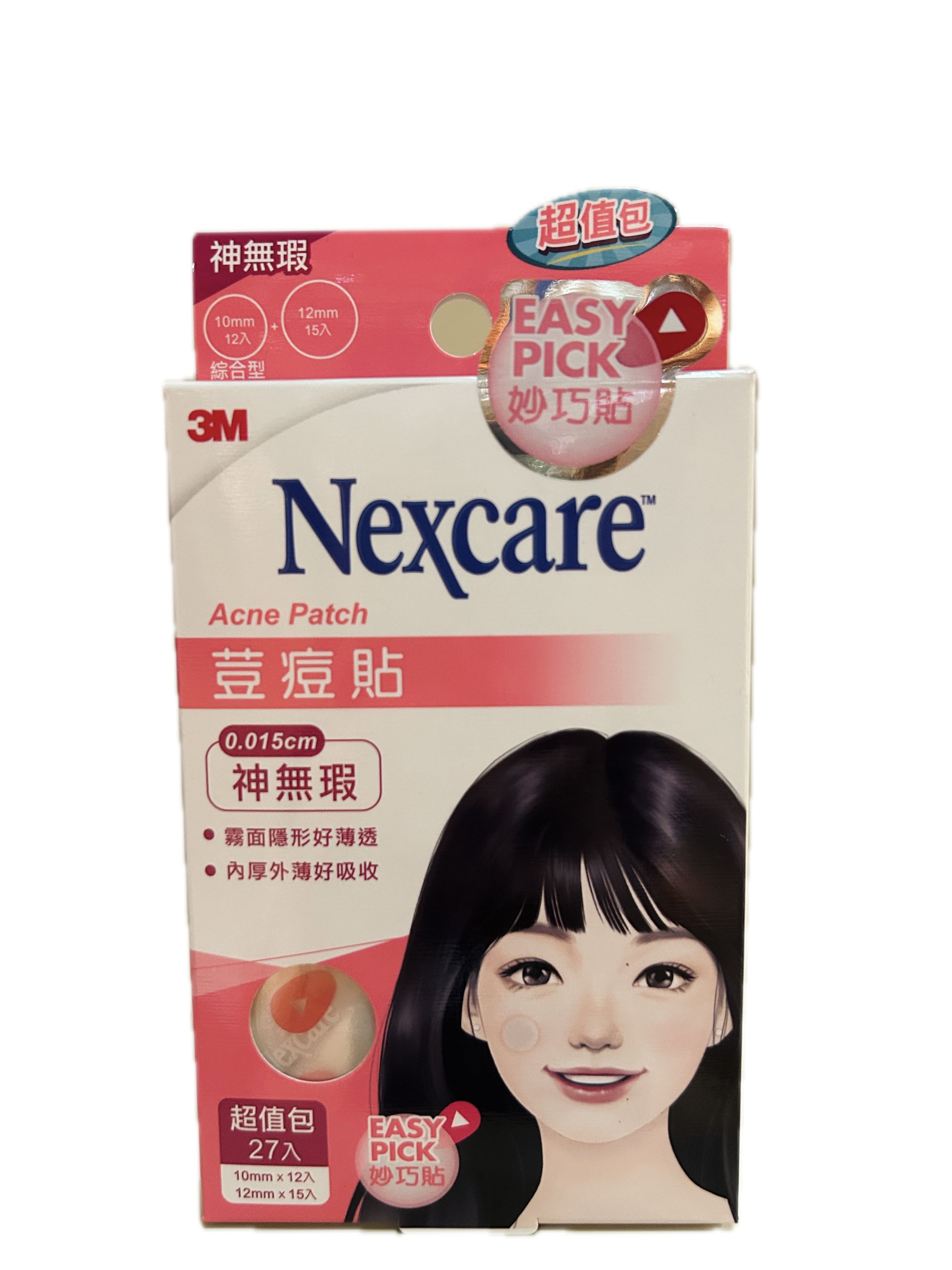 3M荳痘貼神無瑕綜合27入示意圖