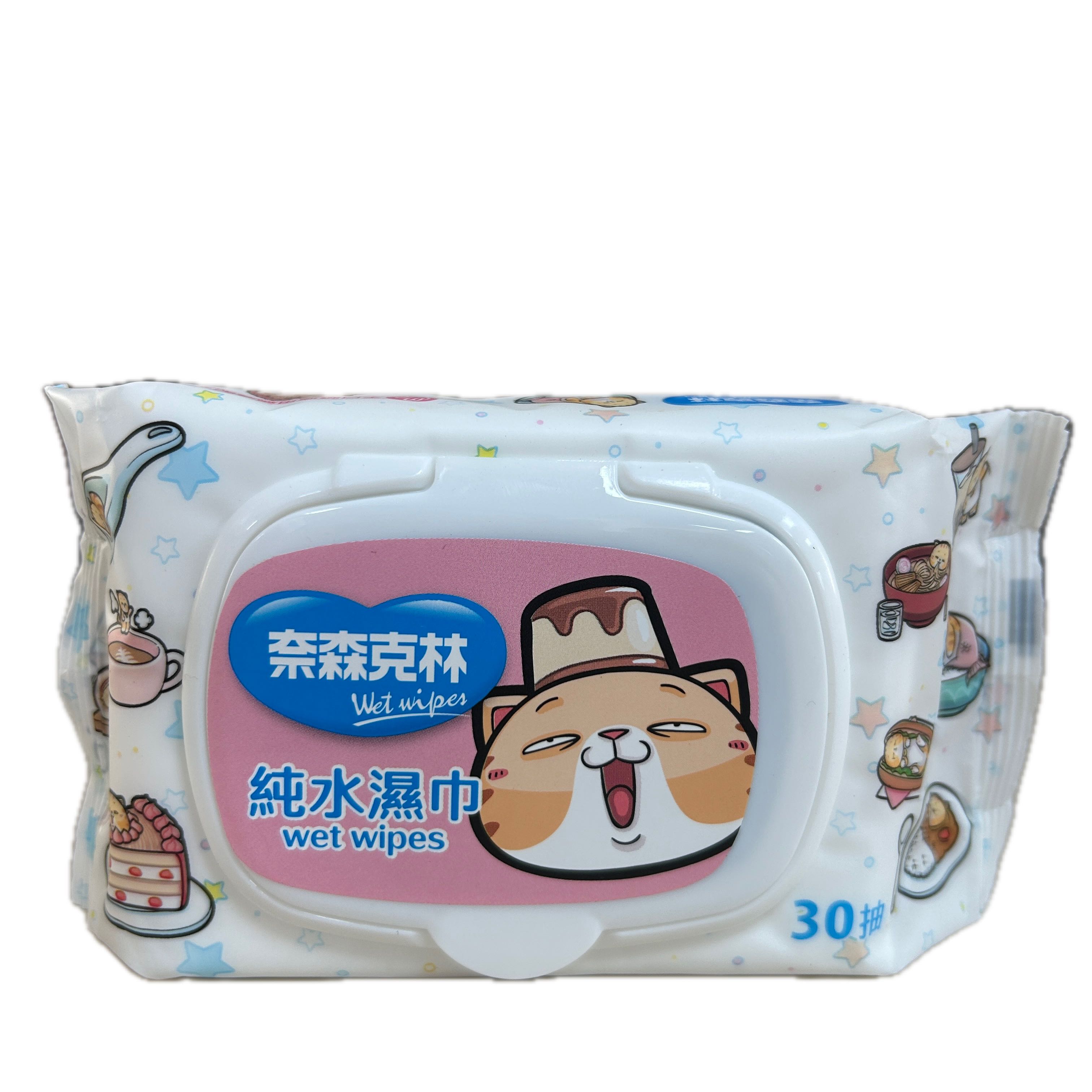 奈森克林純水濕巾加掀蓋示意圖