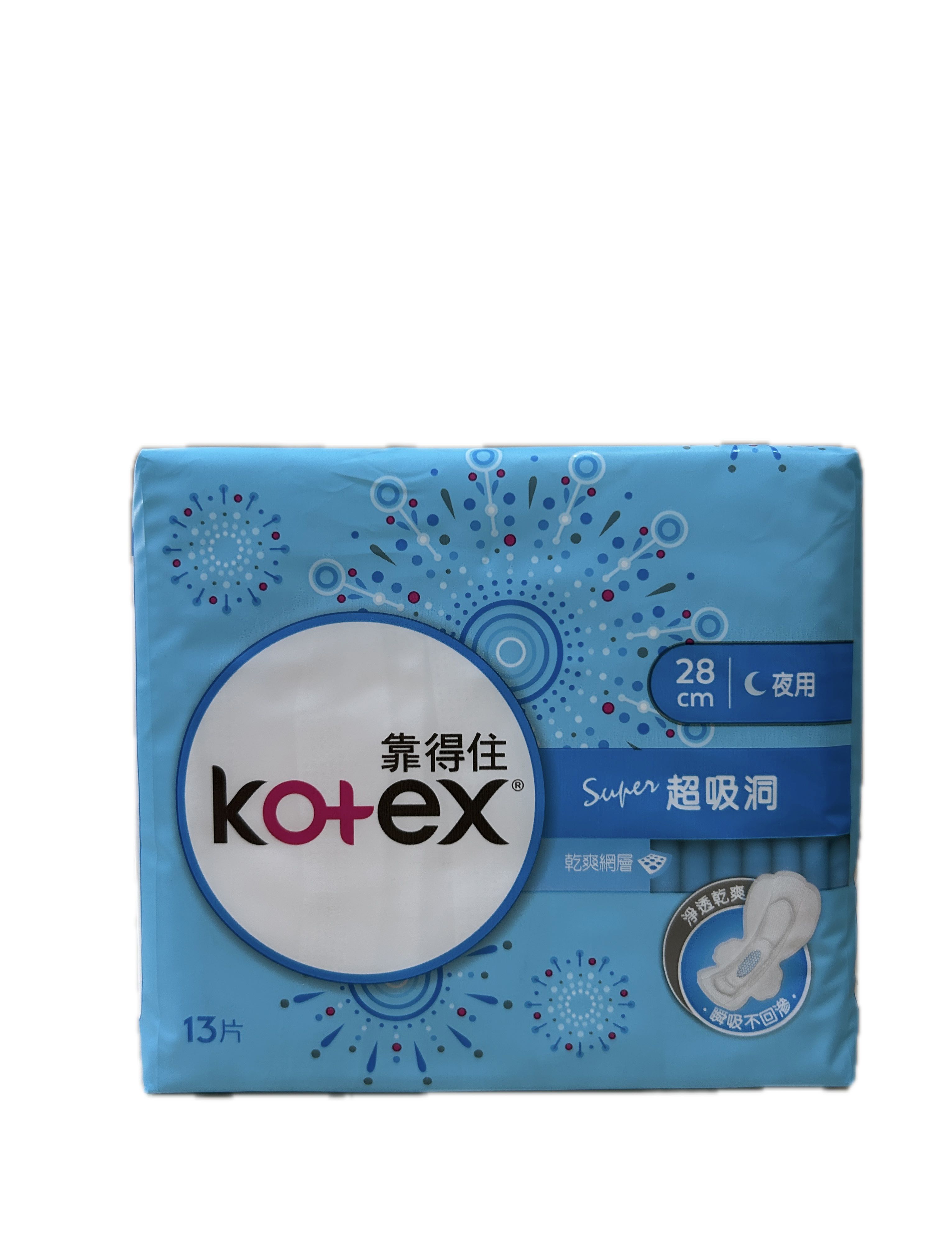 60024超吸洞夜用28CM13P示意圖