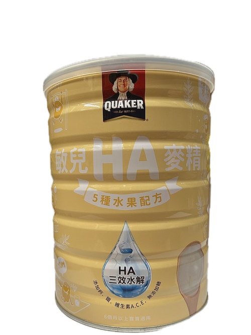 700G桂格敏兒麥精五種水果示意圖