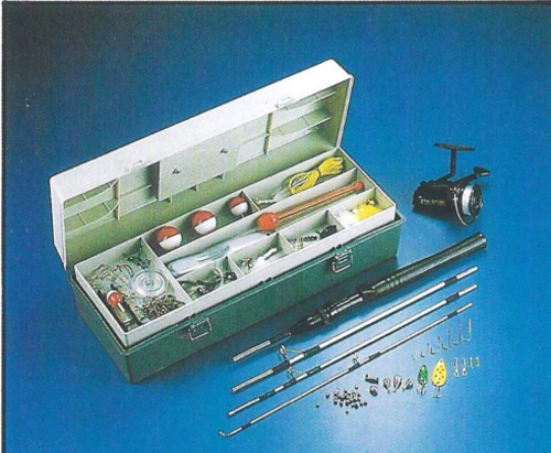 204 pcs Fishing Tackle Box Kit            　202 pcs 釣魚大全組示意圖